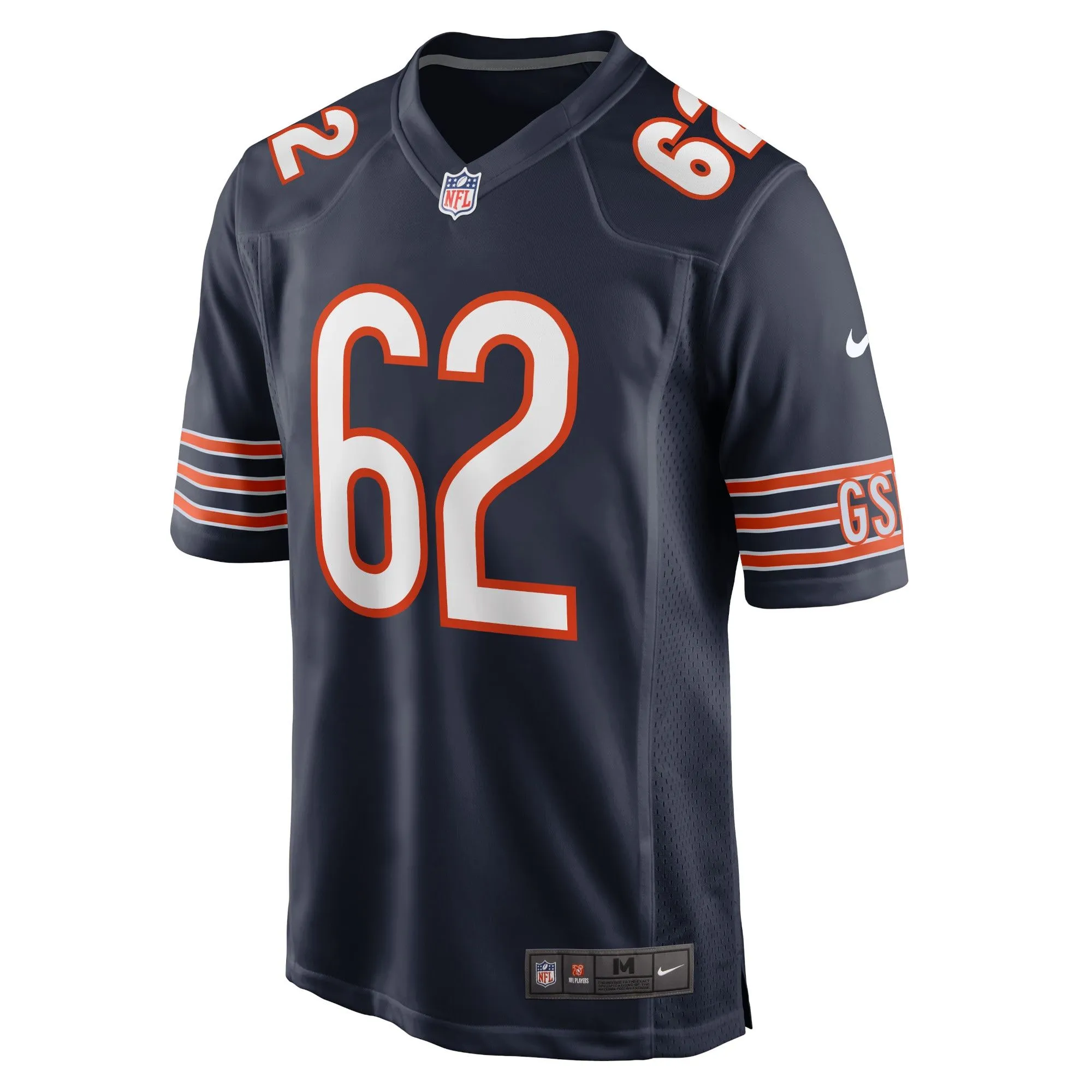 Lucas Patrick Chicago Bears  Game Jersey - Navy