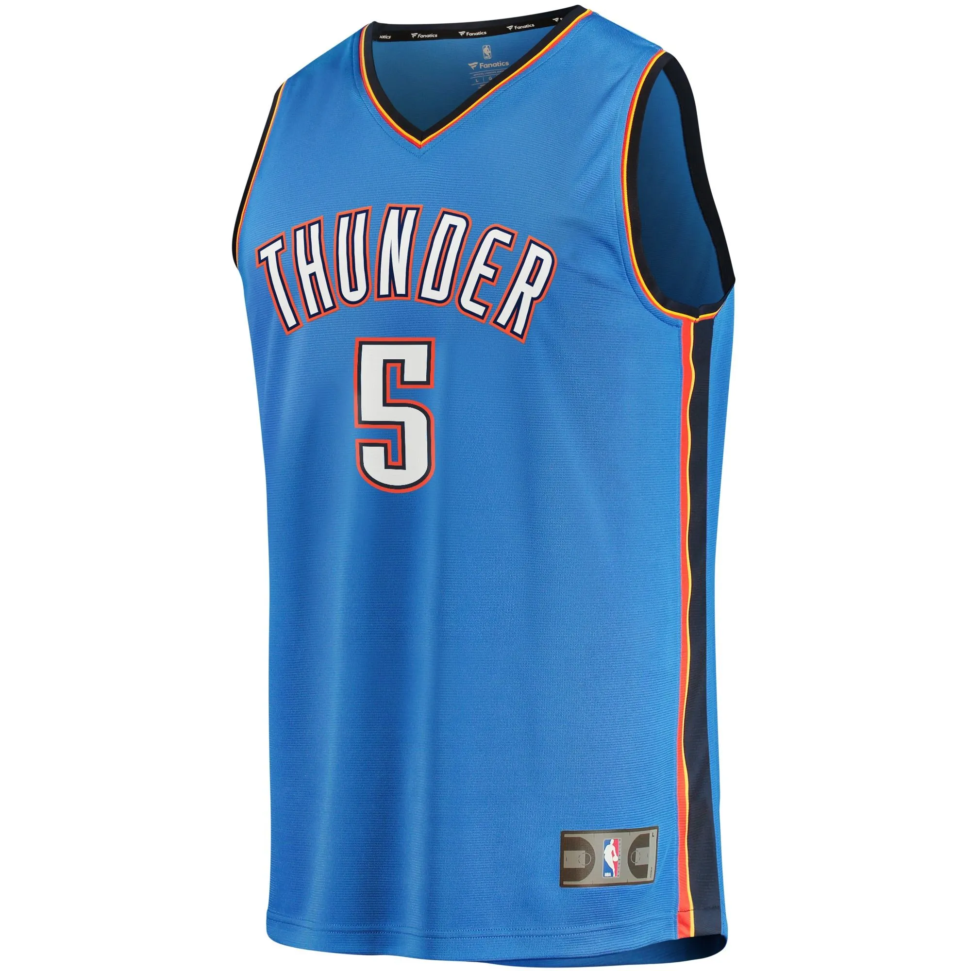 Luguentz Dort Oklahoma City Thunder Fanatics Branded Fast Break Player Jersey - Icon Edition - Blue