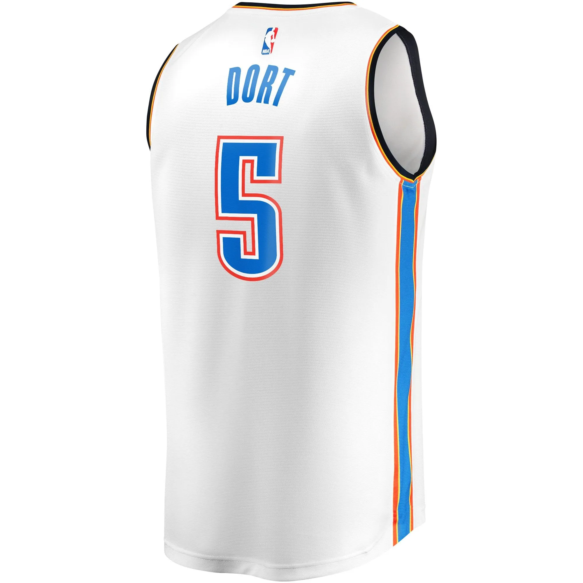 Luguentz Dort Oklahoma City Thunder Fanatics Branded Youth Fast Break Player Jersey - Association Edition - White