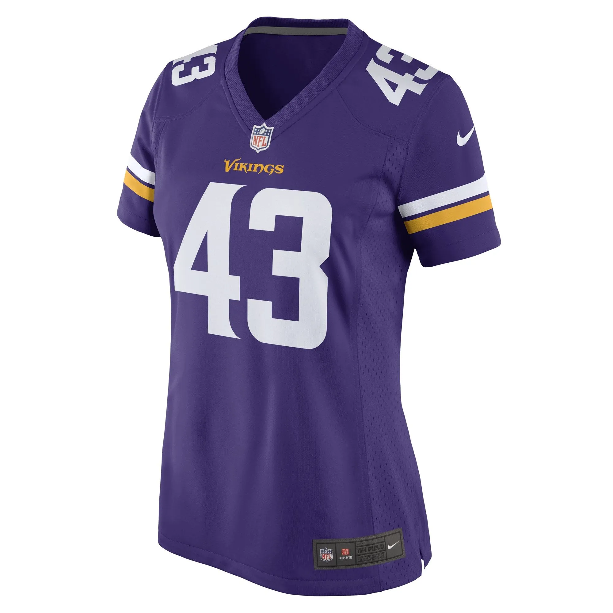 Luiji Vilain Minnesota Vikings  Women's Game Player Jersey - Purple