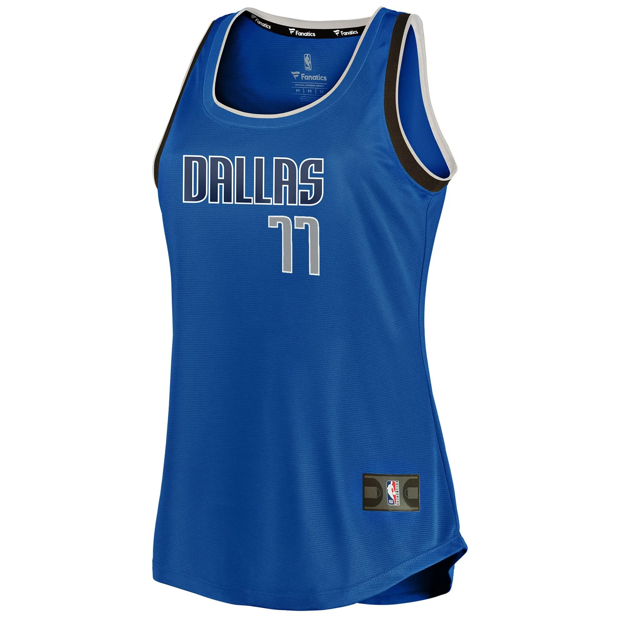 Luka Doncic Dallas Mavericks Fanatics Branded Women's Fast Break Team Tank Jersey - Icon Edition - Blue