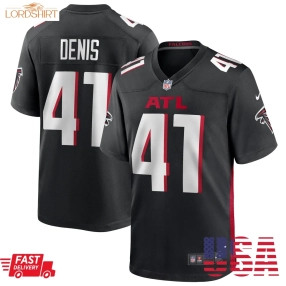 Lukas Denis Atlanta Falcons   Game Jersey    Black