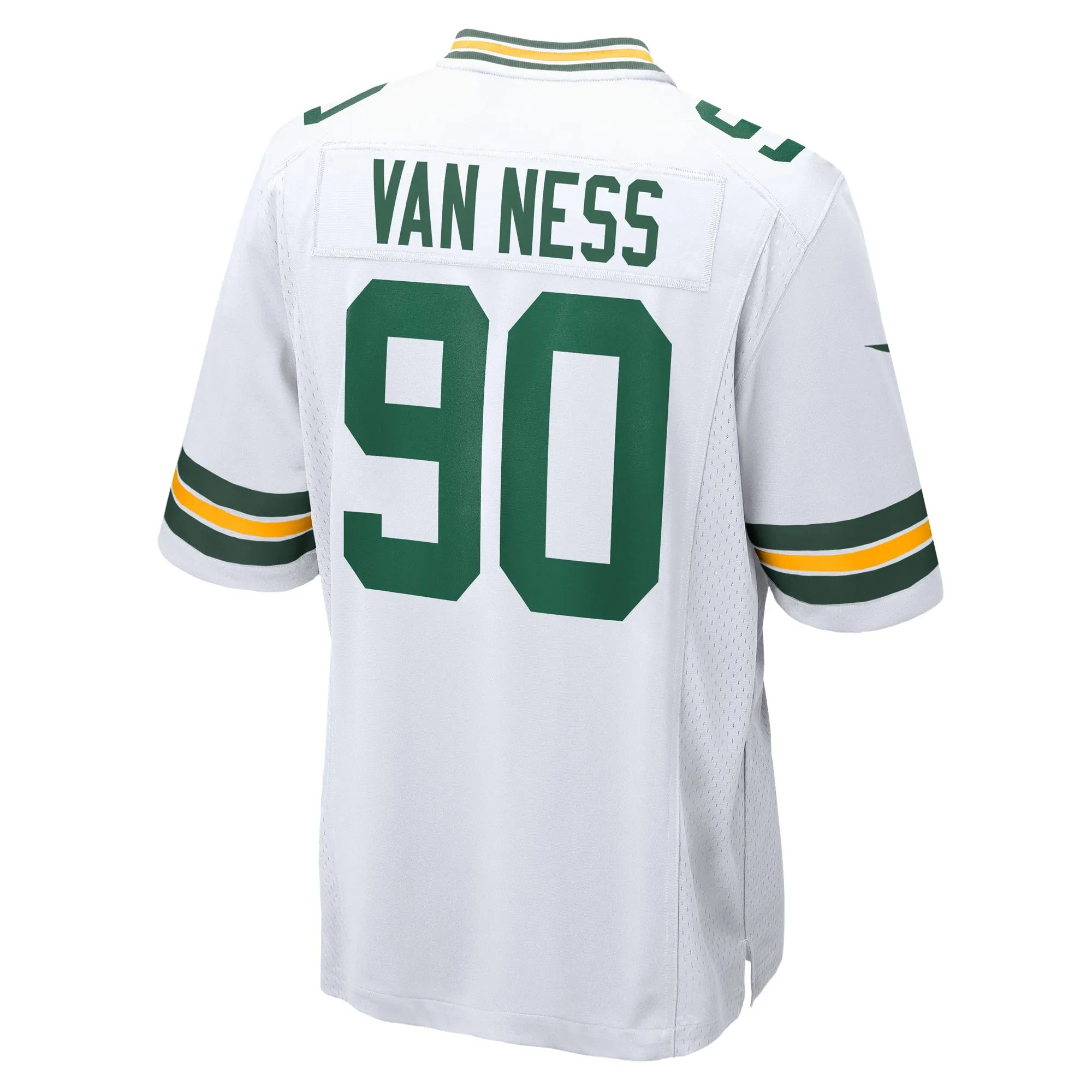 Lukas Van Ness Green Bay Packers   Game Jersey -  White