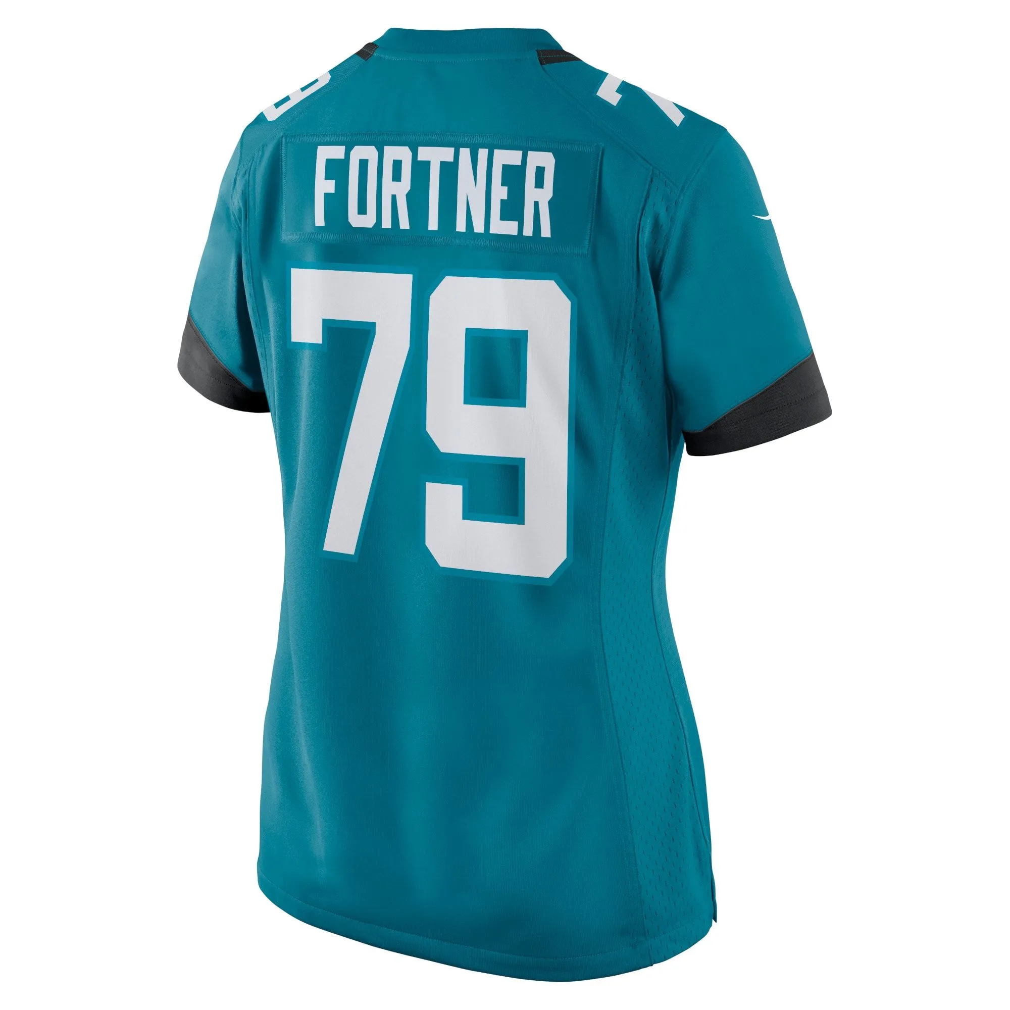 Luke Fortner Jacksonville Jaguars  Women's Game Jersey - Teal