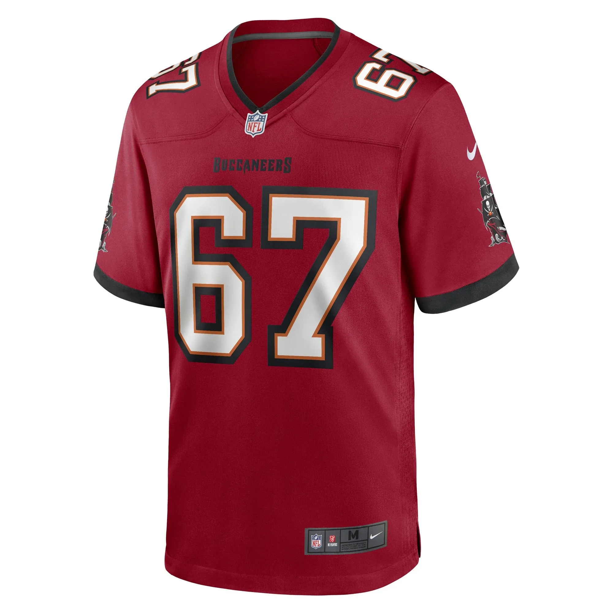 Luke Goedeke Tampa Bay Buccaneers  Game Player Jersey - Red