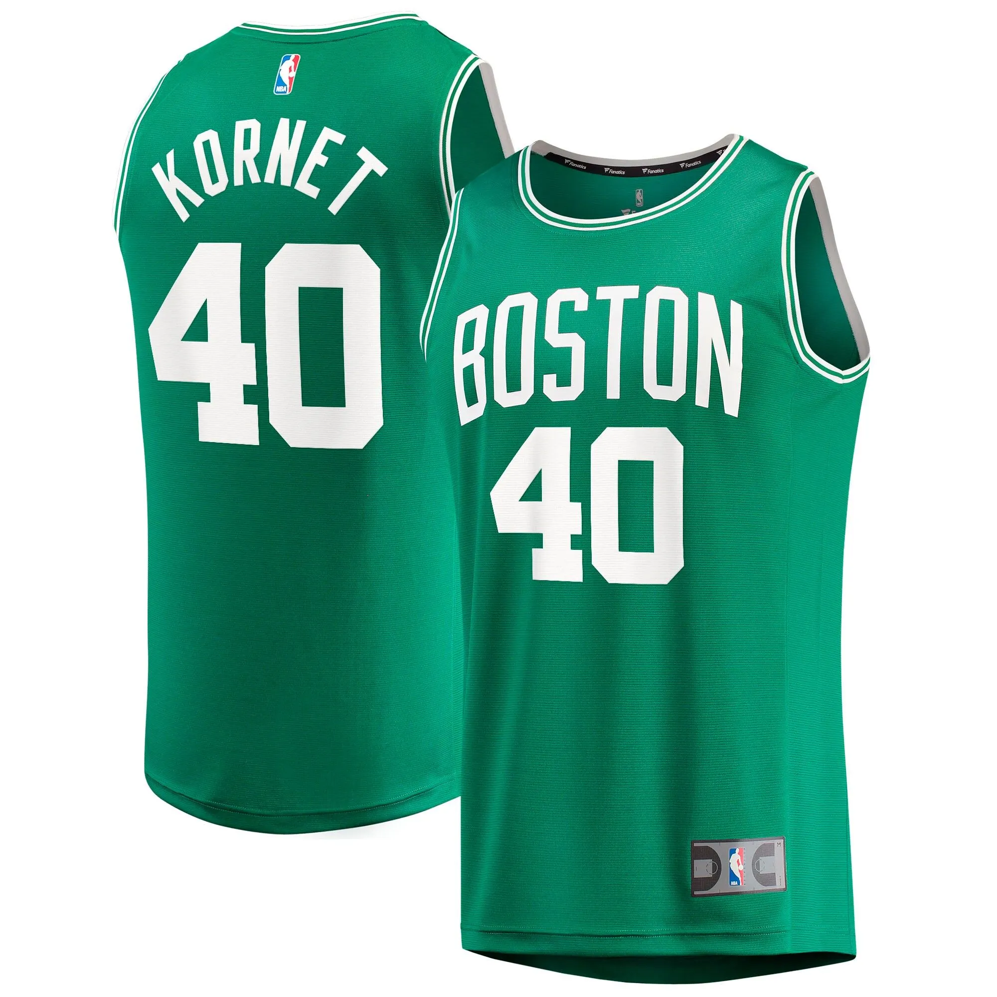 Luke Kornet Boston Celtics Fanatics Branded Fast Break Replica Jersey - Icon Edition - Kelly Green