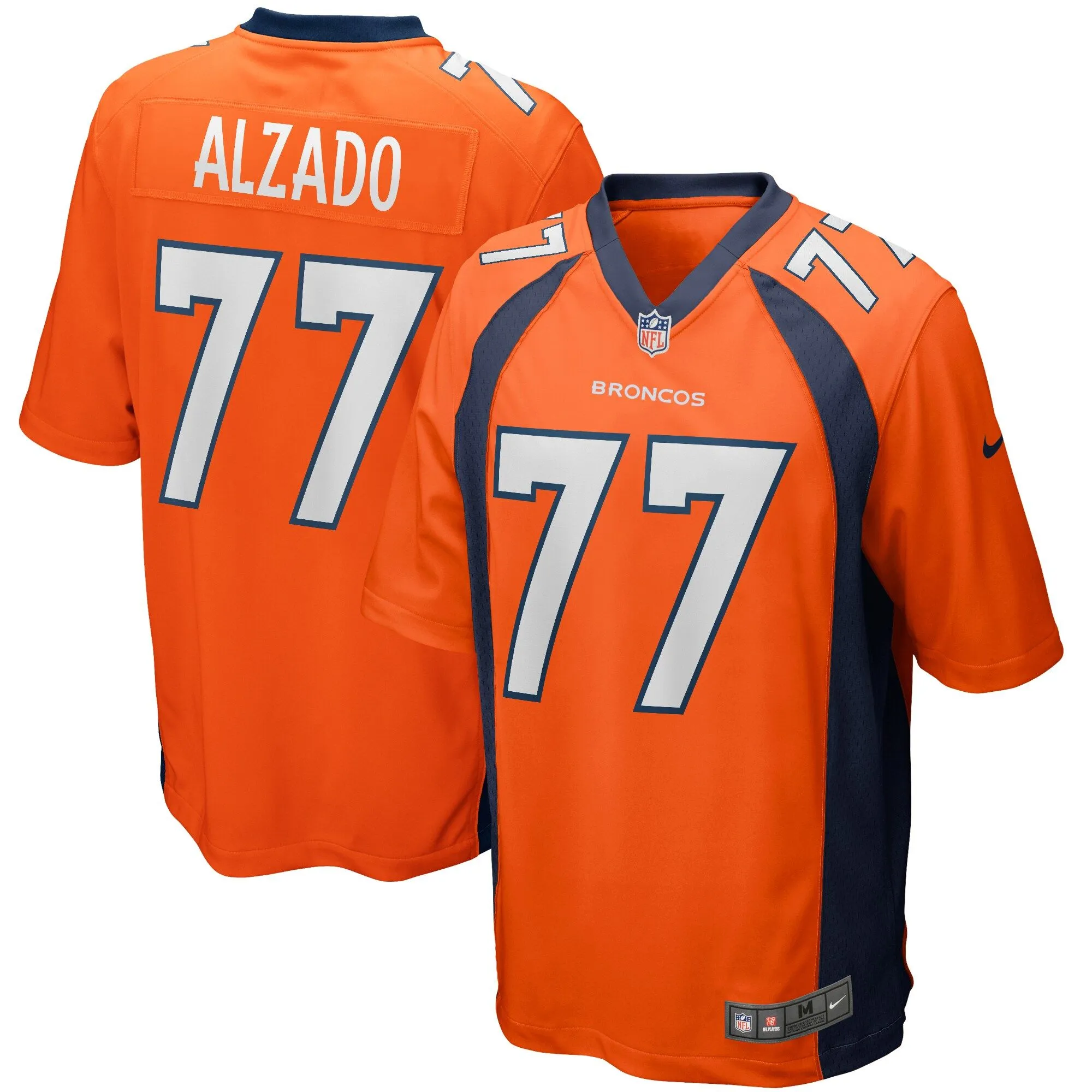 Lyle Alzado Denver Broncos  Game Retired Player Jersey - Orange