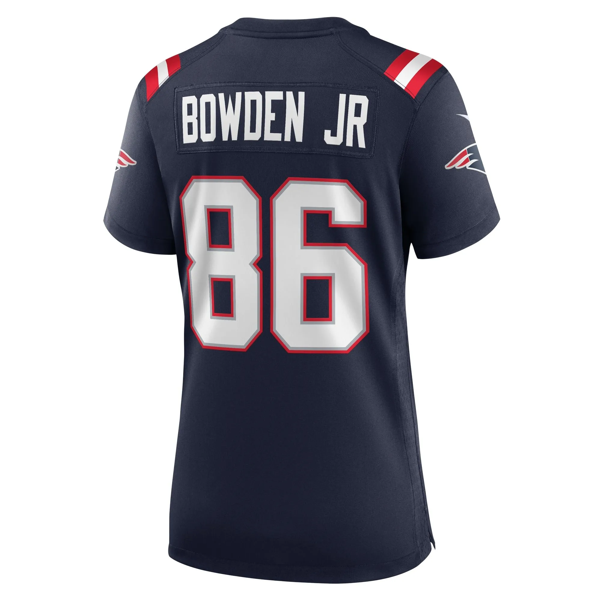 Lynn Bowden Jr. New England Patriots  Women's Home Game Player Jersey - Navy