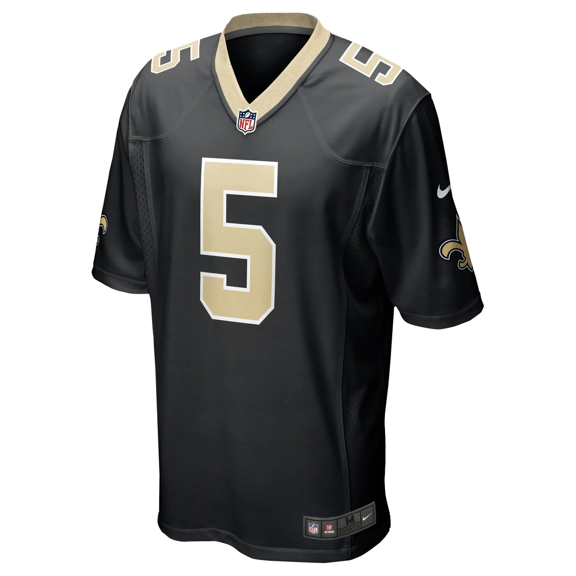 Lynn Bowden Jr. New Orleans Saints  Team Game Jersey -  Black