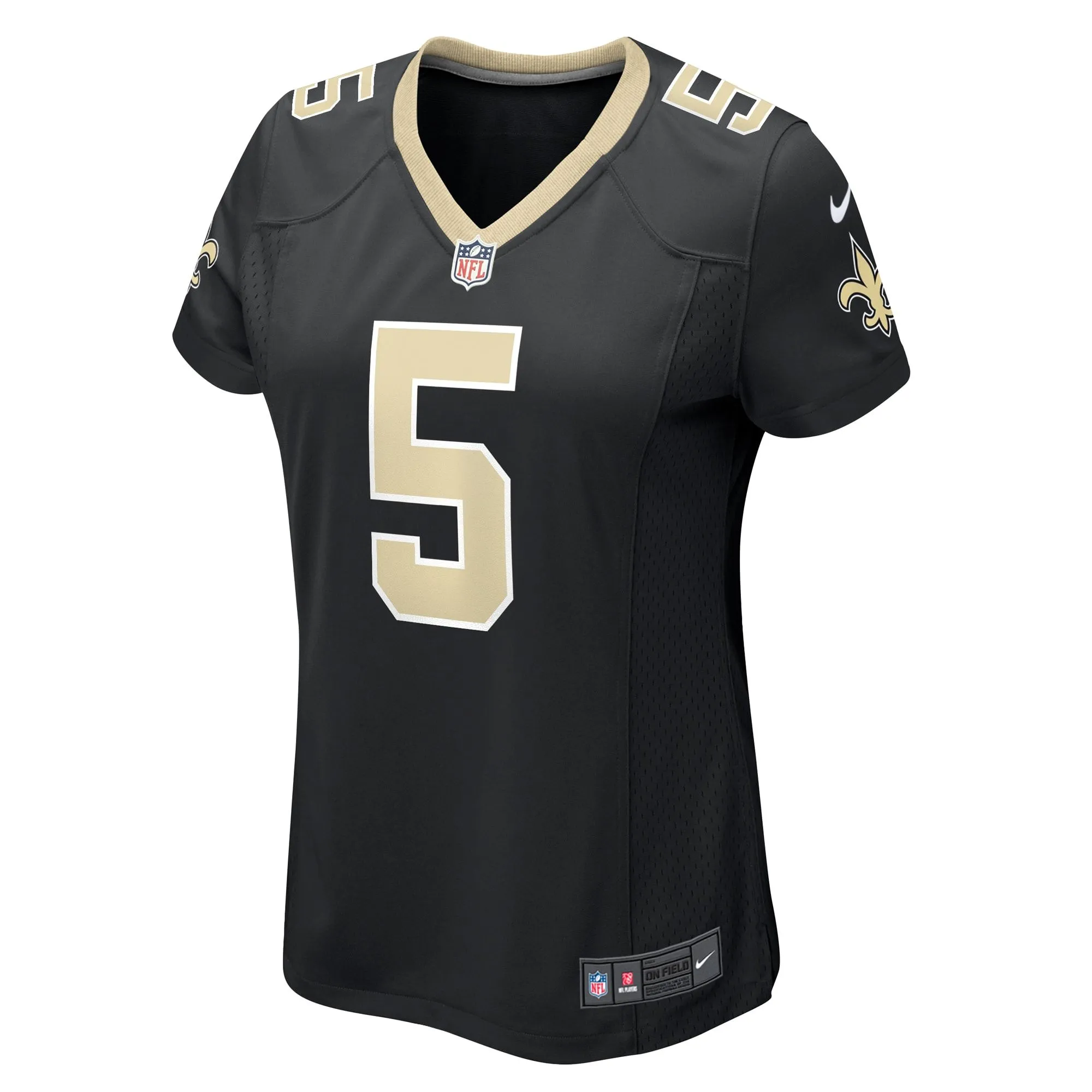 Lynn Bowden Jr. New Orleans Saints  Women's Team Game Jersey -  Black