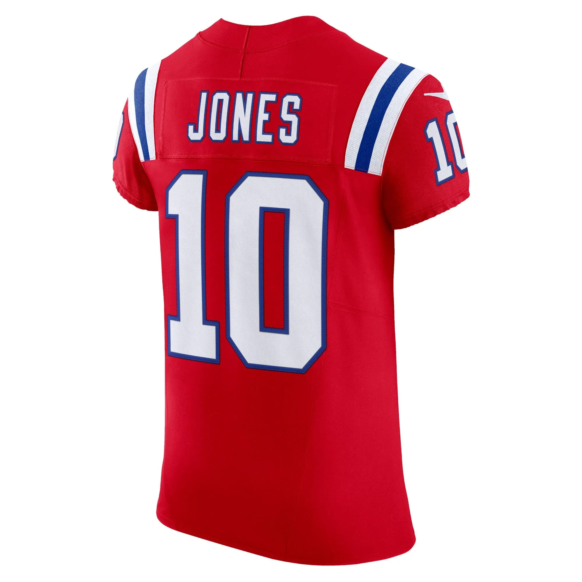 Mac Jones New England Patriots  Alternate Vapor F.U.S.E. Elite Jersey - Red