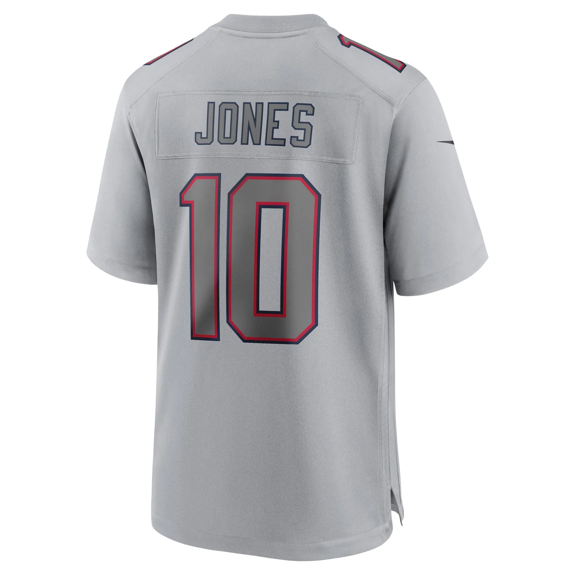 Mac Jones New England Patriots  Atmosphere Fashion Game Jersey - Gray