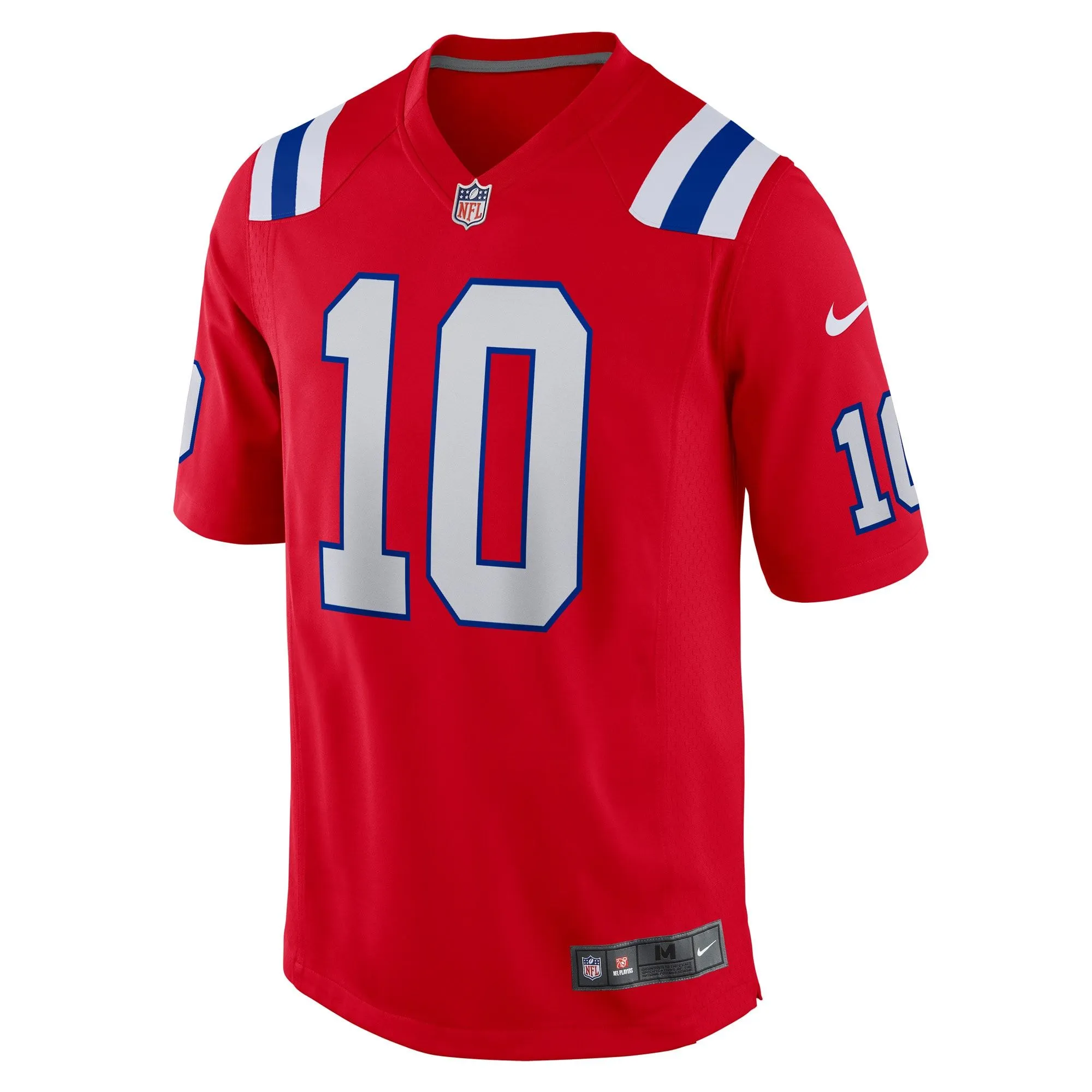 Mac Jones New England Patriots  Game Jersey - Red