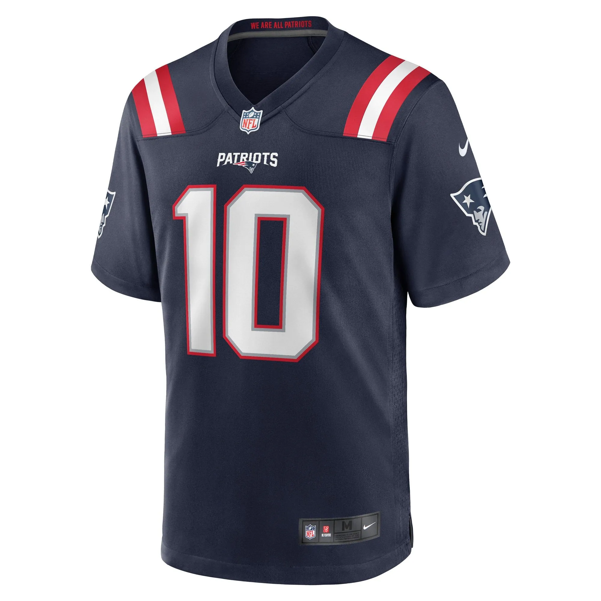 Mac Jones New England Patriots  Player Game Jersey - Navy