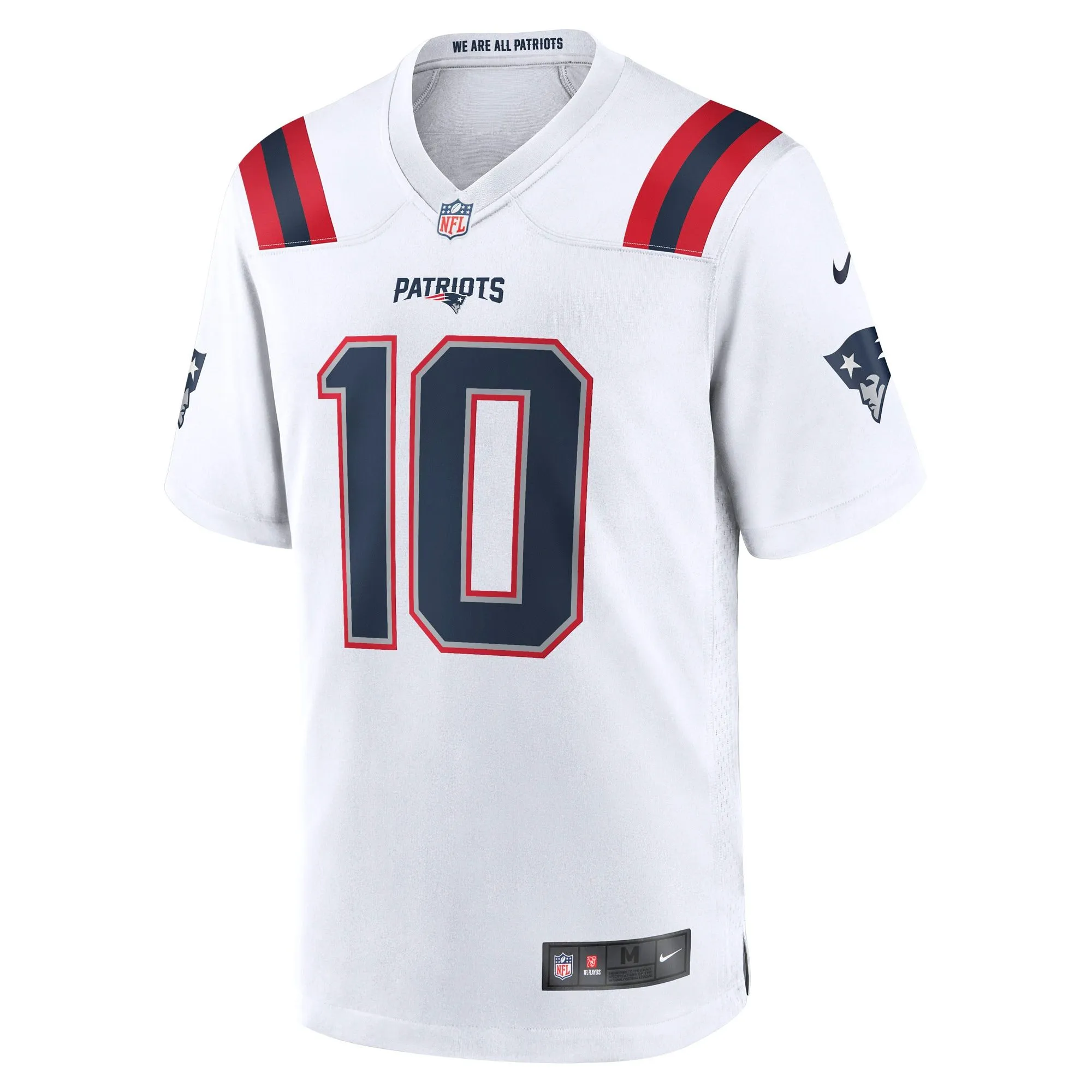 Mac Jones New England Patriots  Player Game Jersey - White