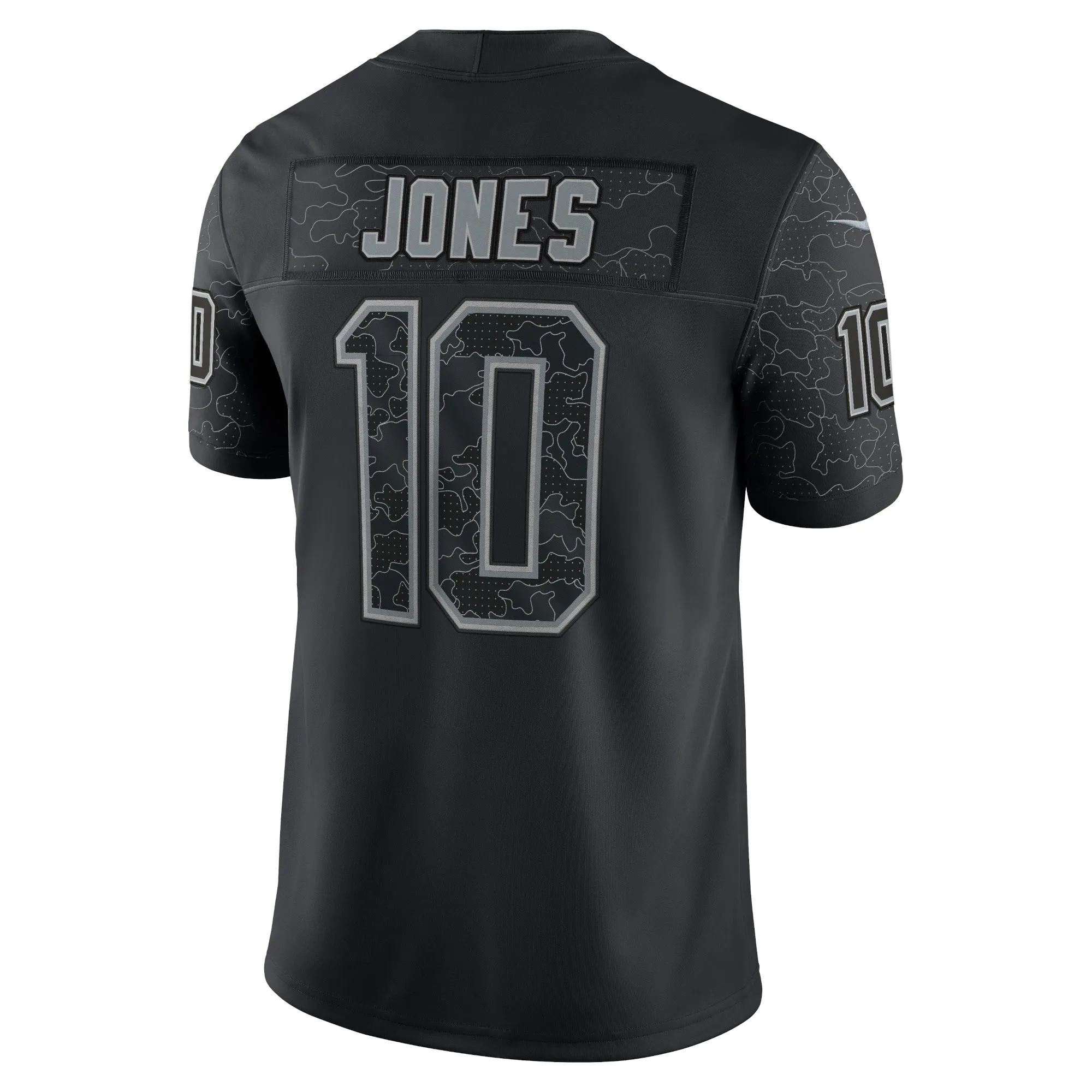 Mac Jones New England Patriots  RFLCTV Limited Jersey - Black