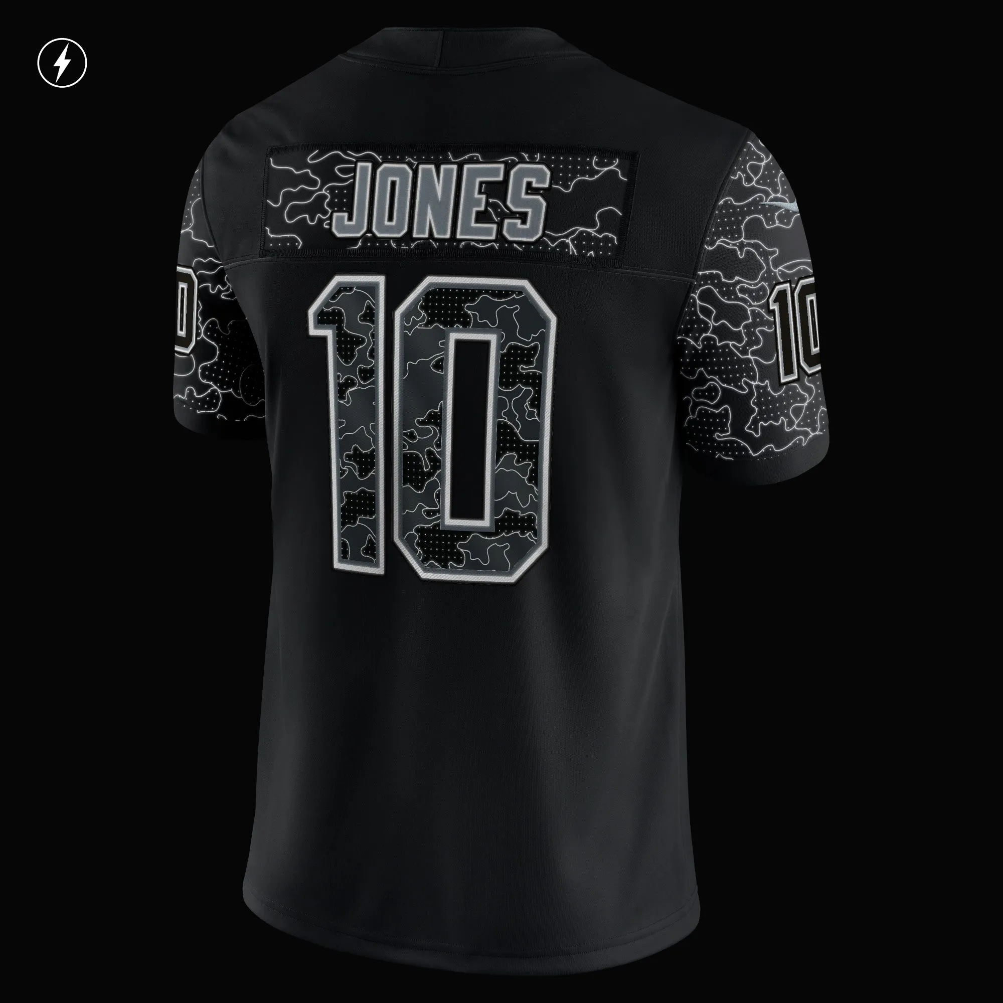 Mac Jones New England Patriots  RFLCTV Limited Jersey - Black