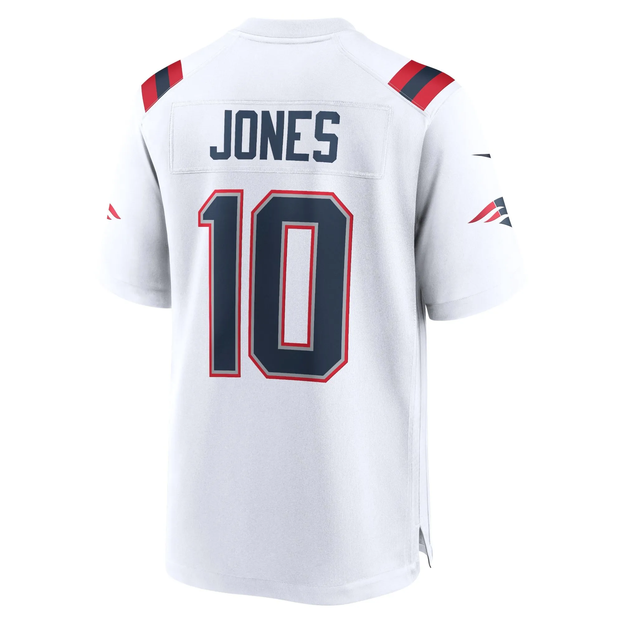 Mac Jones New England Patriots  Team Game Jersey - White