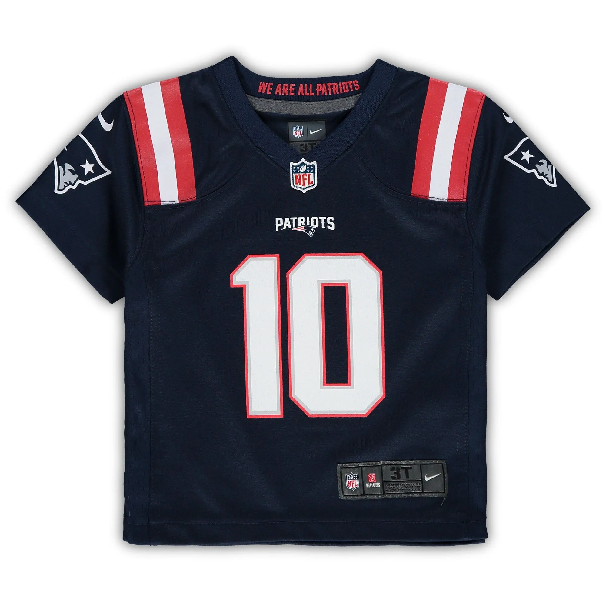 Mac Jones New England Patriots  Toddler Game Jersey - Navy