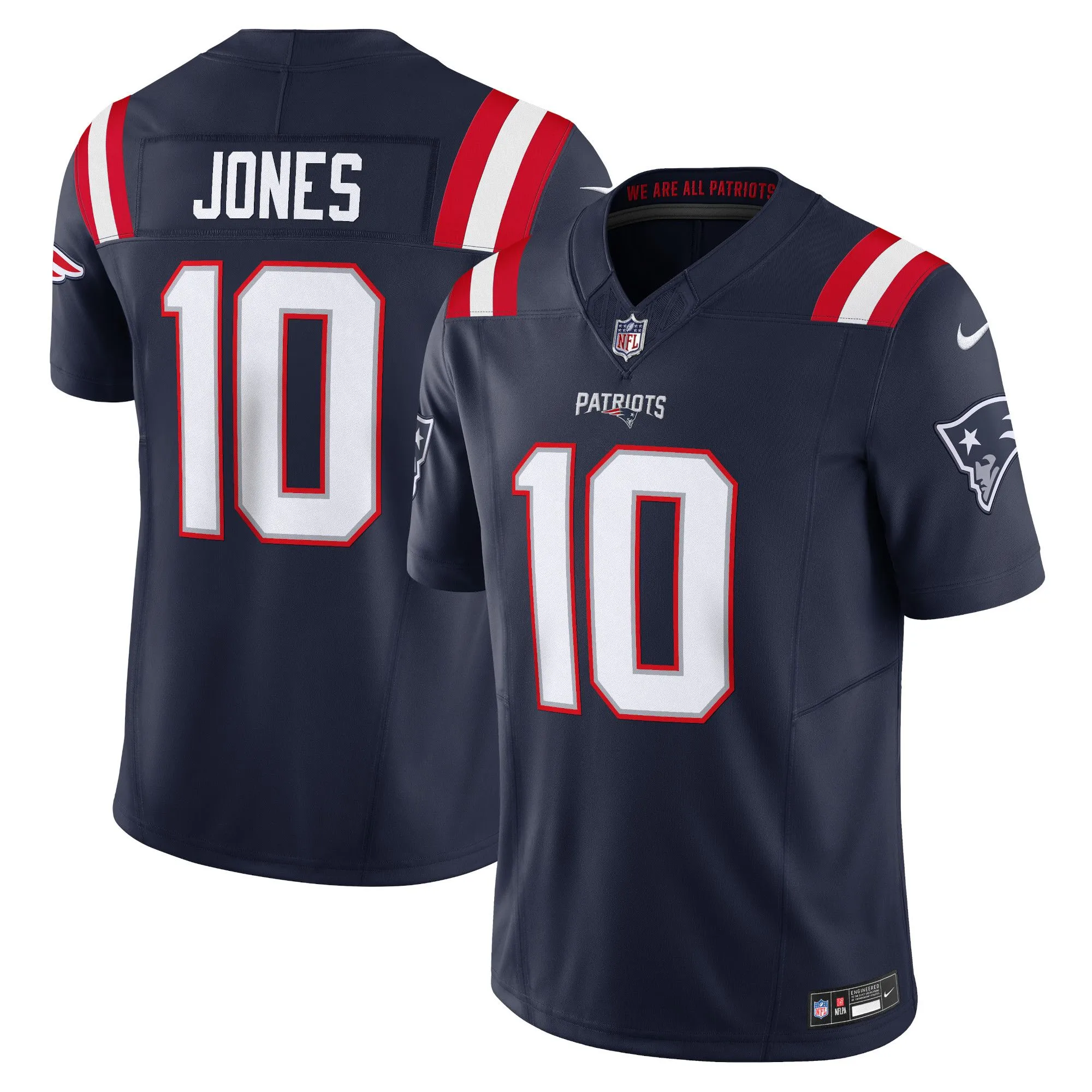 Mac Jones New England Patriots  Vapor F.U.S.E. Limited Jersey - Navy