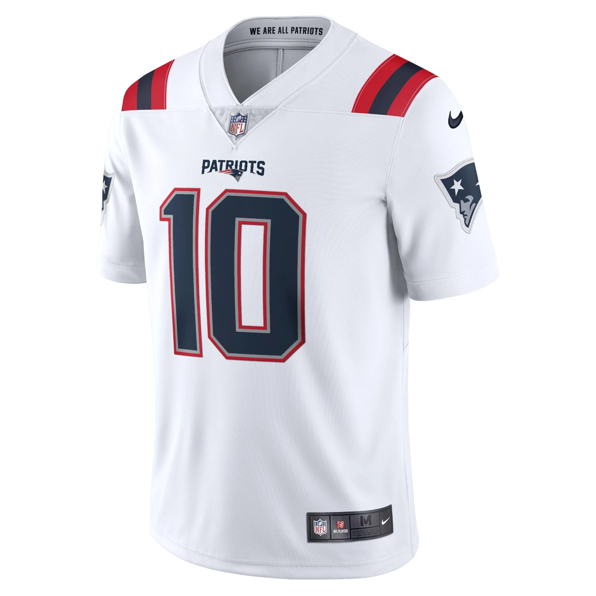 Mac Jones New England Patriots  Vapor Limited Jersey - White