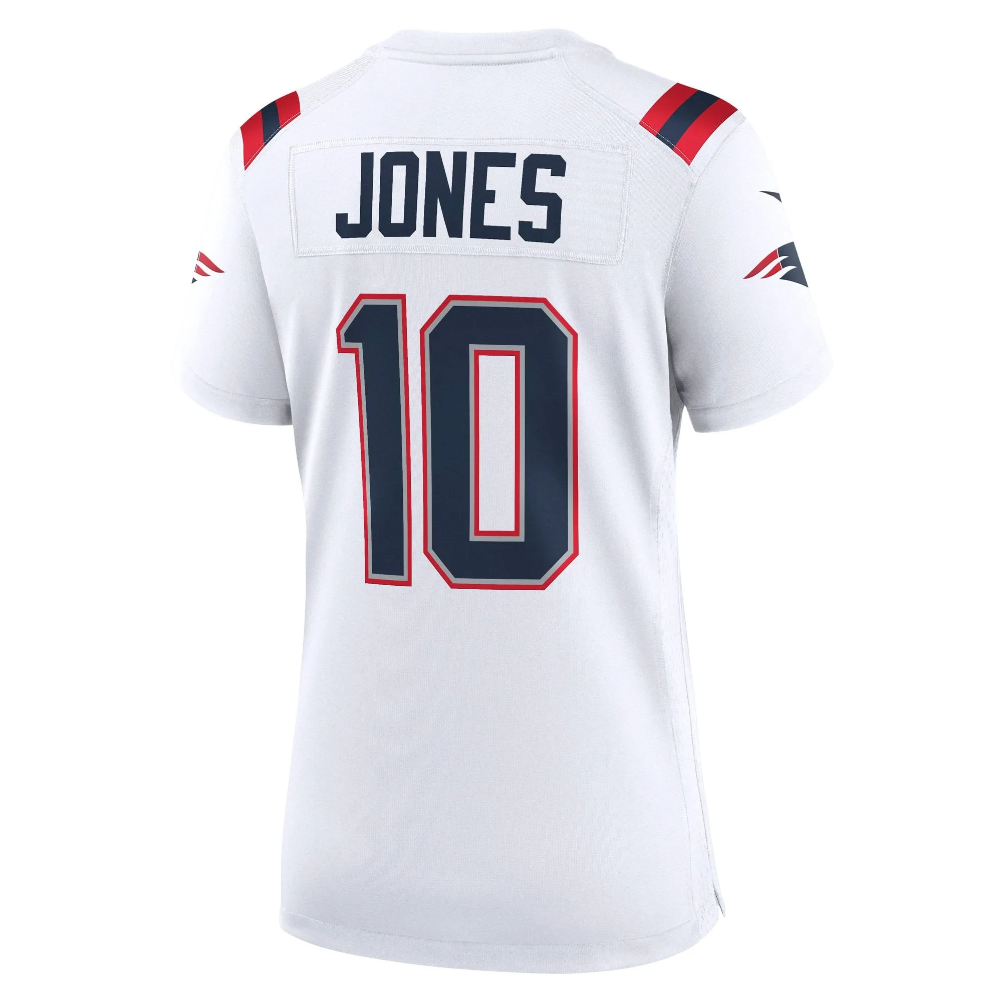 Mac Jones New England Patriots  Women's Player Jersey - White