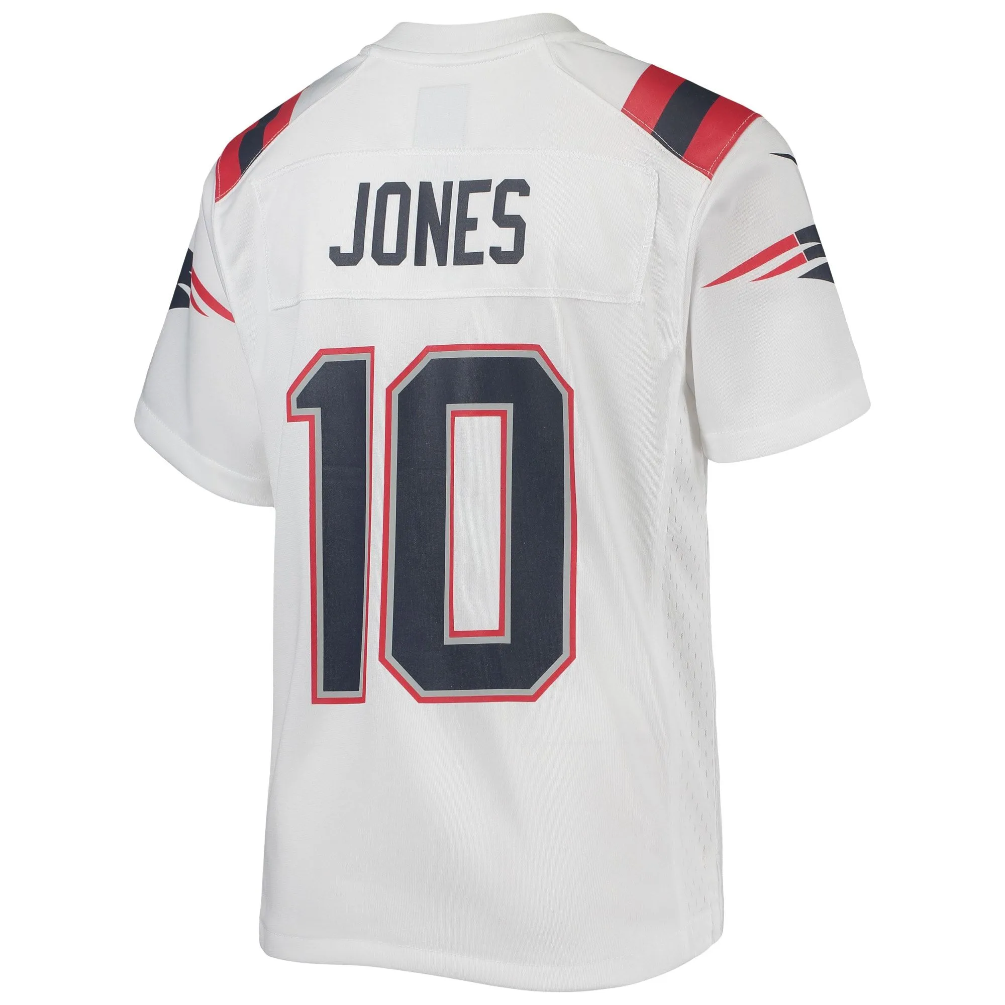 Mac Jones New England Patriots  Youth Game Jersey - White