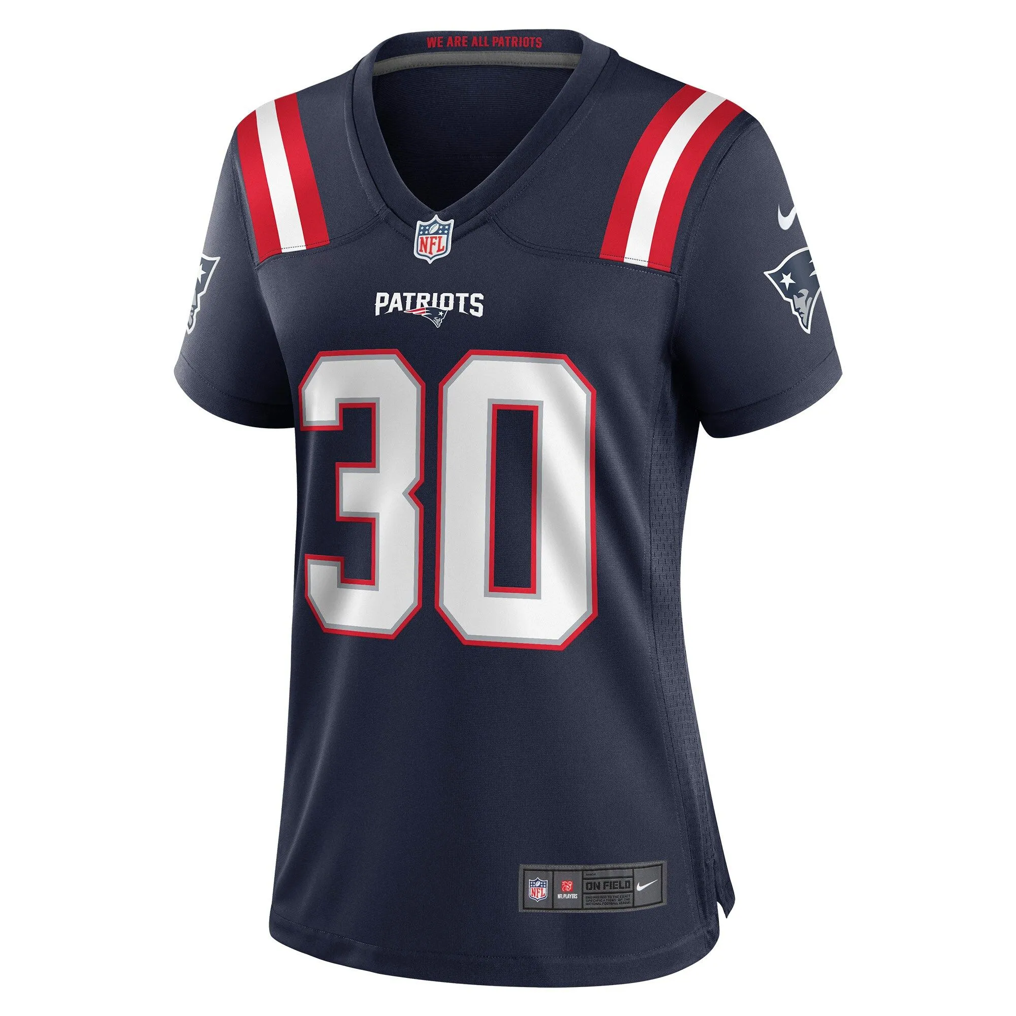 Mack Wilson New England Patriots  Women's Game Jersey - Navy