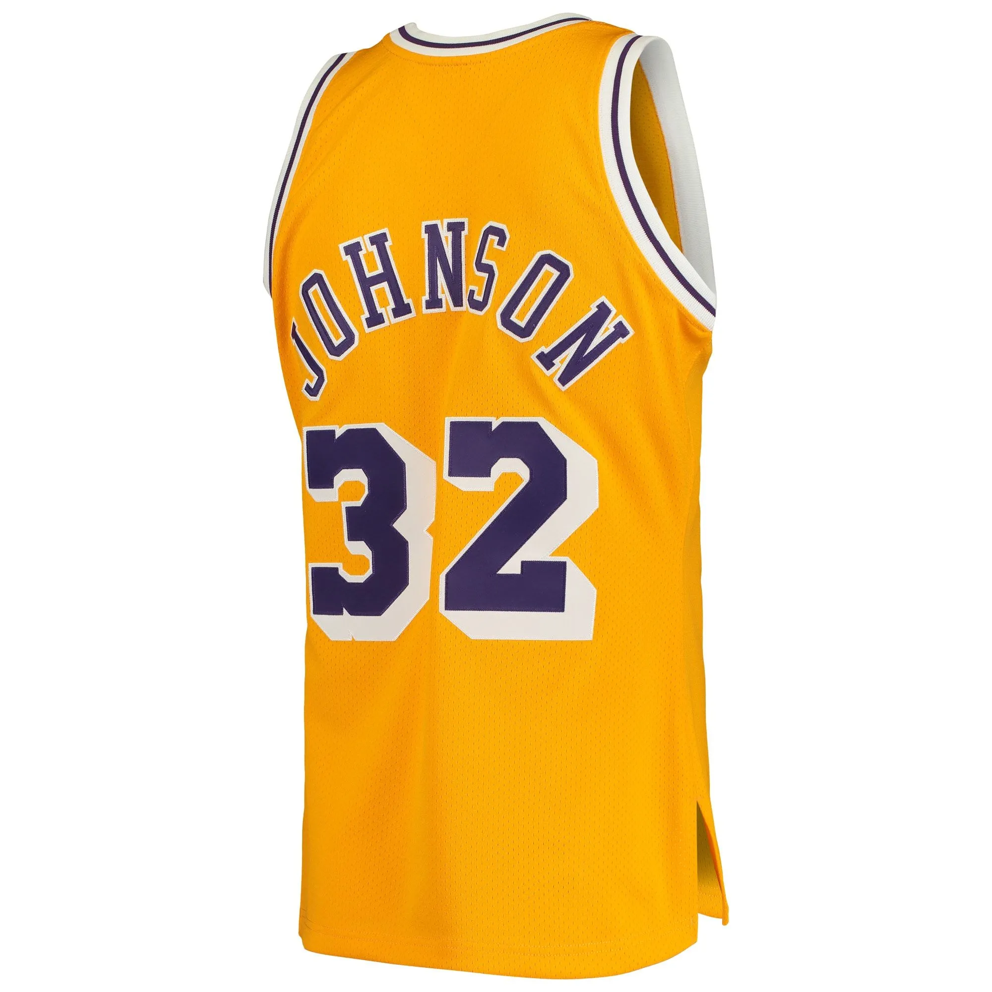 Magic Johnson Los Angeles Lakers Mitchell & Ness 1984/85 Hardwood Classics  Jersey - Gold