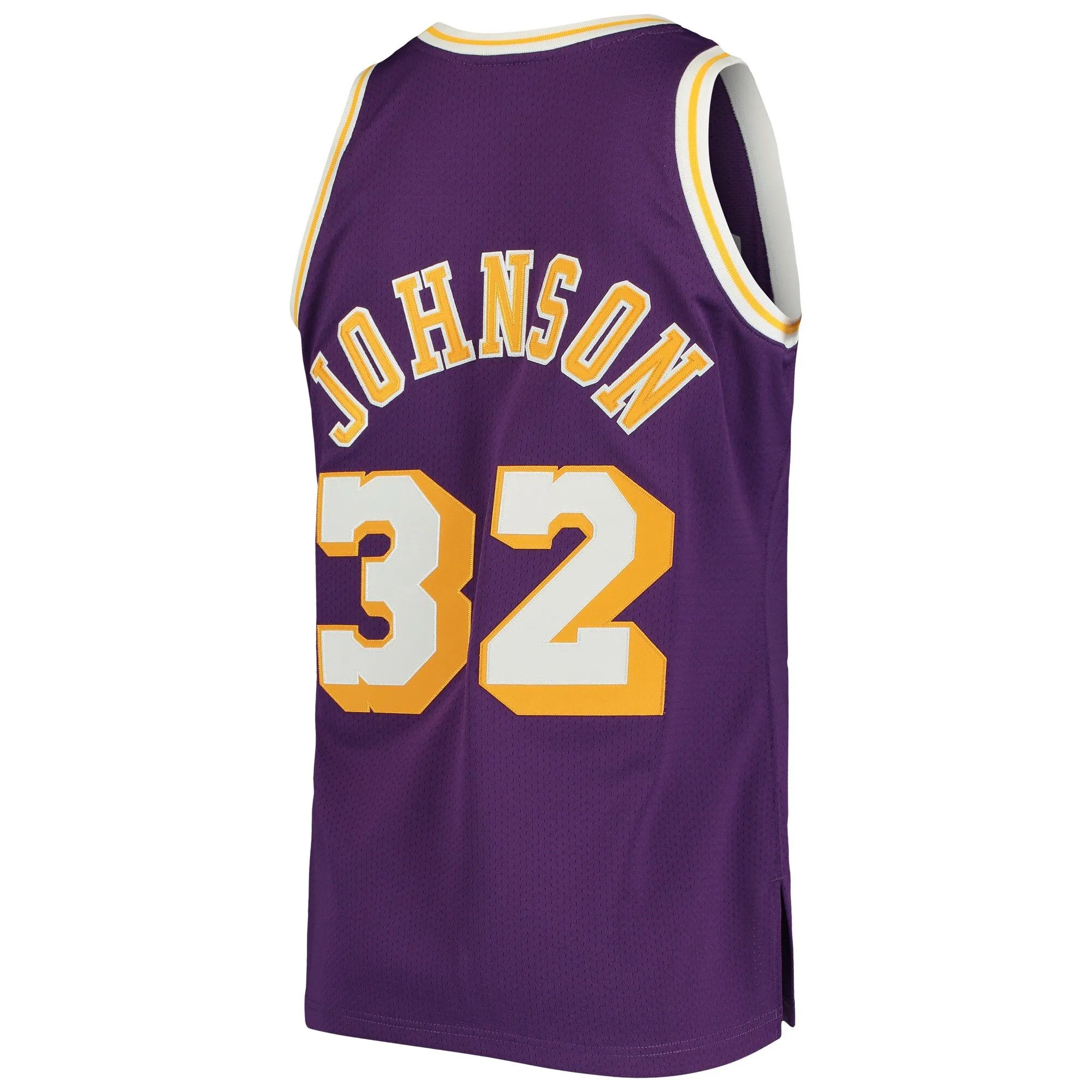 Magic Johnson Los Angeles Lakers Mitchell & Ness 1984/85 Hardwood Classics  Jersey - Purple