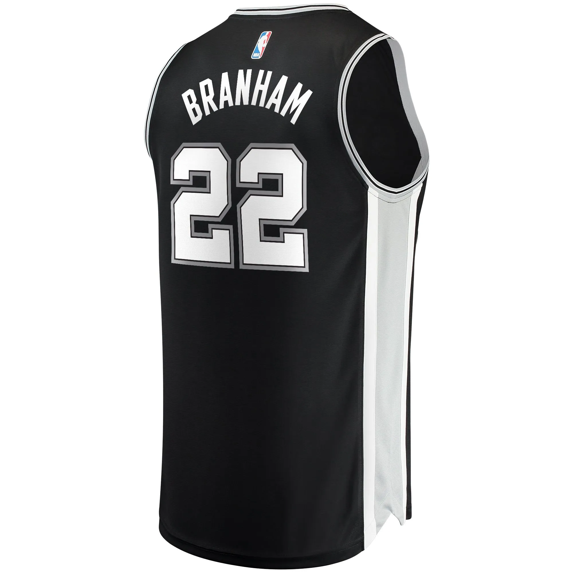 Malaki Branham San Antonio Spurs Fanatics Branded Fast Break Replica Player Jersey - Icon Edition - Black