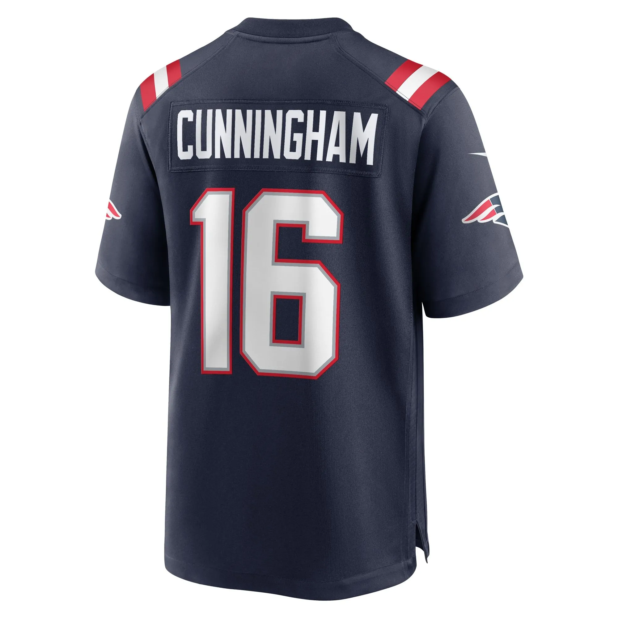 Malik Cunningham New England Patriots  Team Game Jersey -  Navy