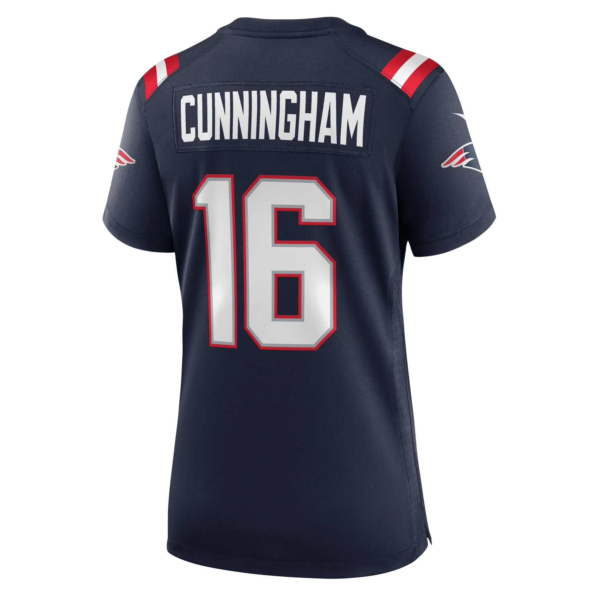 Malik Cunningham New England Patriots  Women's Team Game Jersey -  Navy