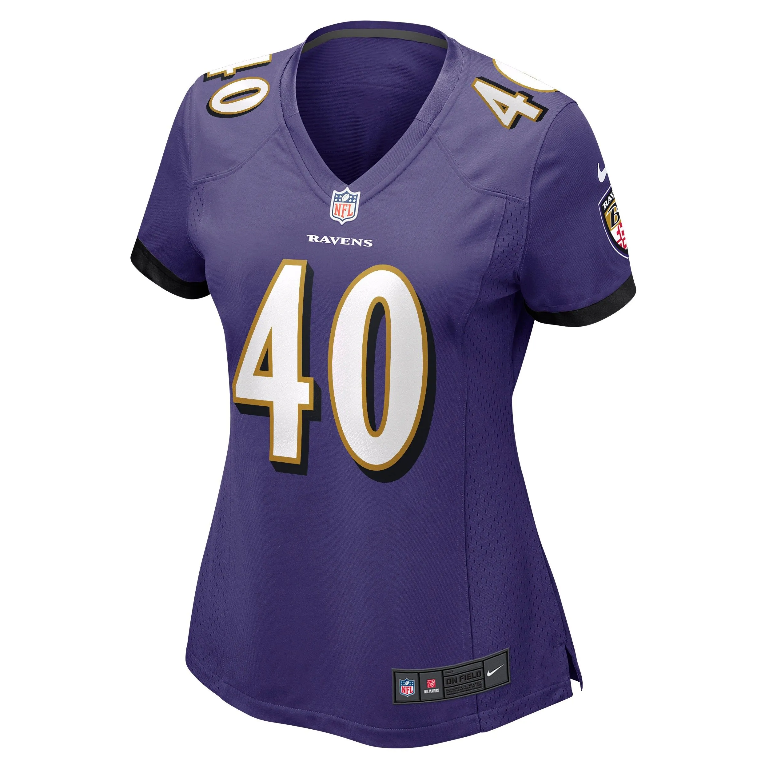 Malik Harrison Baltimore Ravens  Women's Game Jersey - Purple