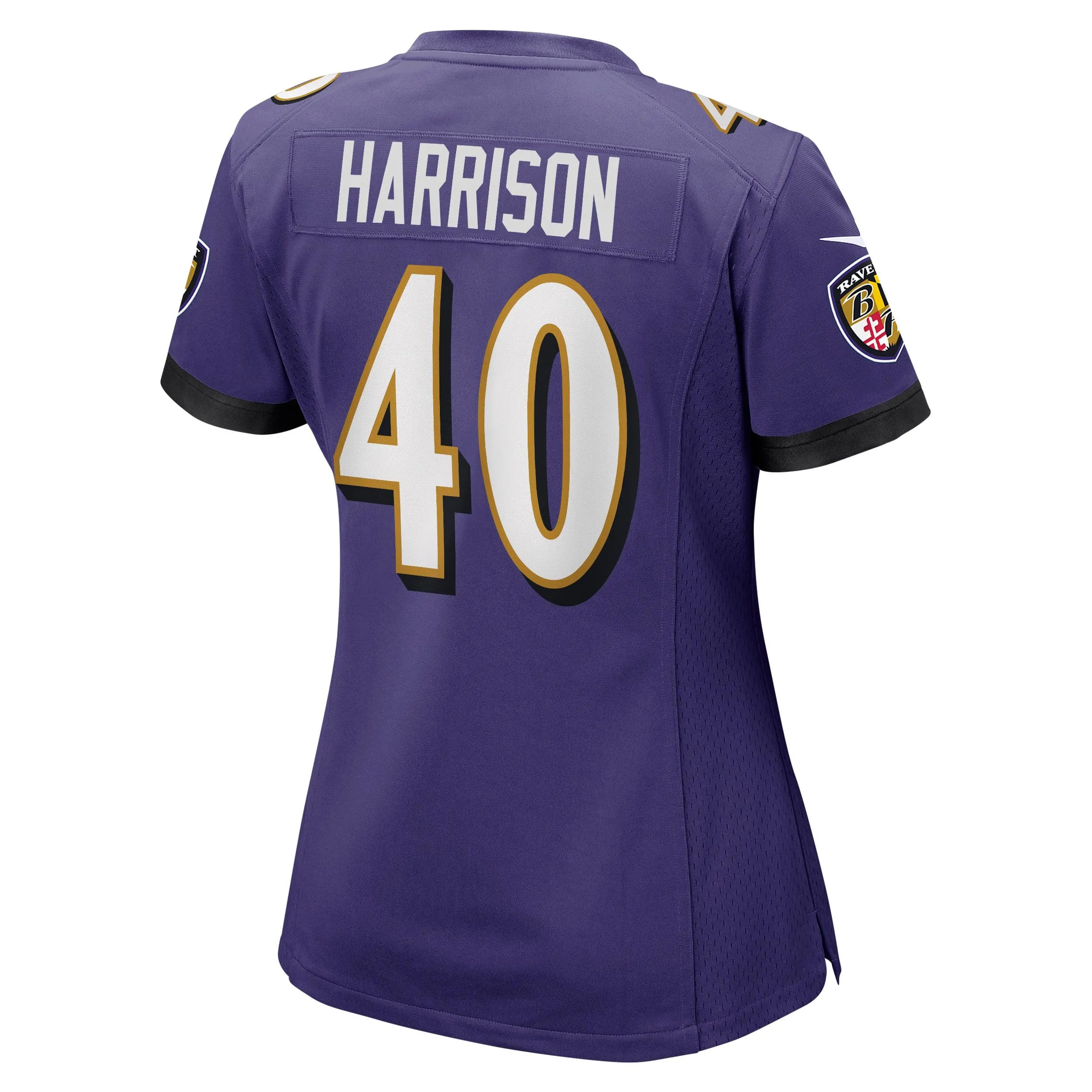 Malik Harrison Baltimore Ravens  Women's Game Jersey - Purple