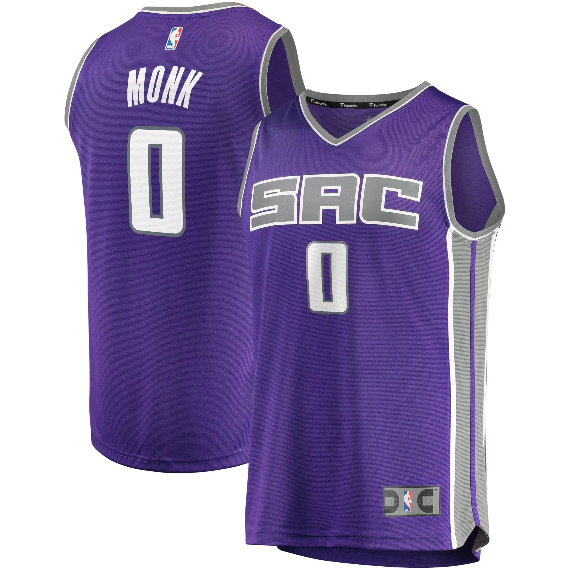 Malik Monk Sacramento Kings Fanatics Branded Fast Break Replica Jersey - Icon Edition - Purple