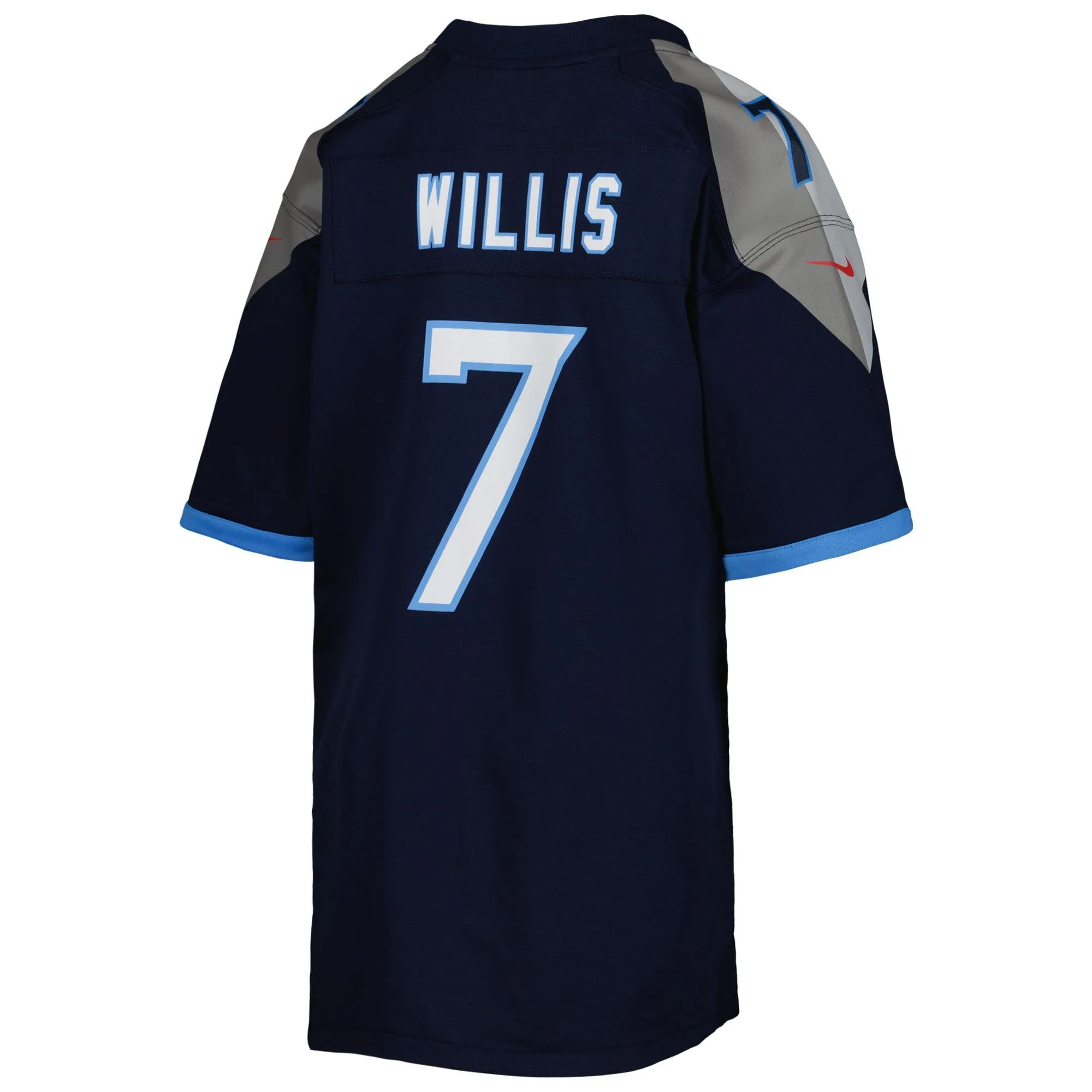 Malik Willis Tennessee Titans  Youth Game Jersey - Navy