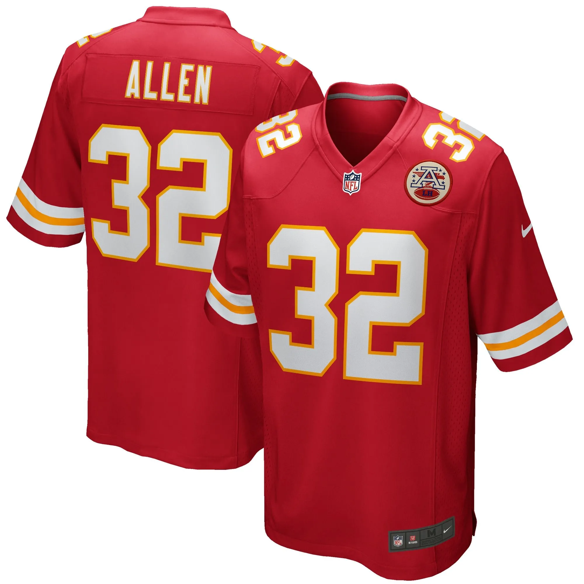 Marcus Allen Kansas City Chiefs  Game Retired Player Jersey - Red