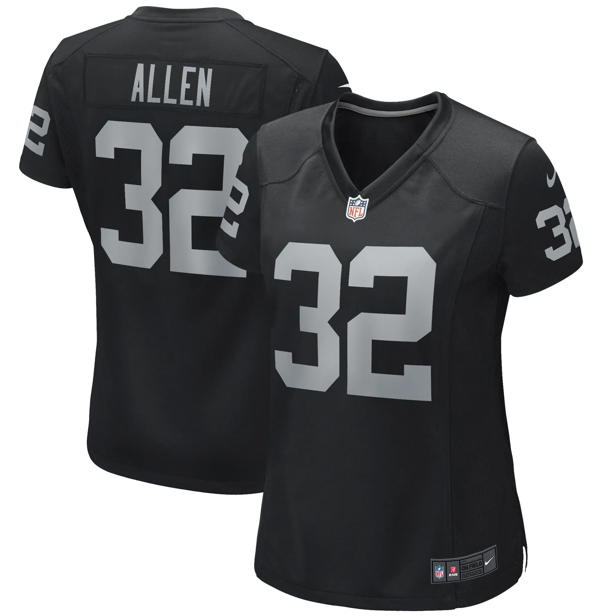 Marcus Allen Las Vegas Raiders  Women's Game Retired Player Jersey - Black