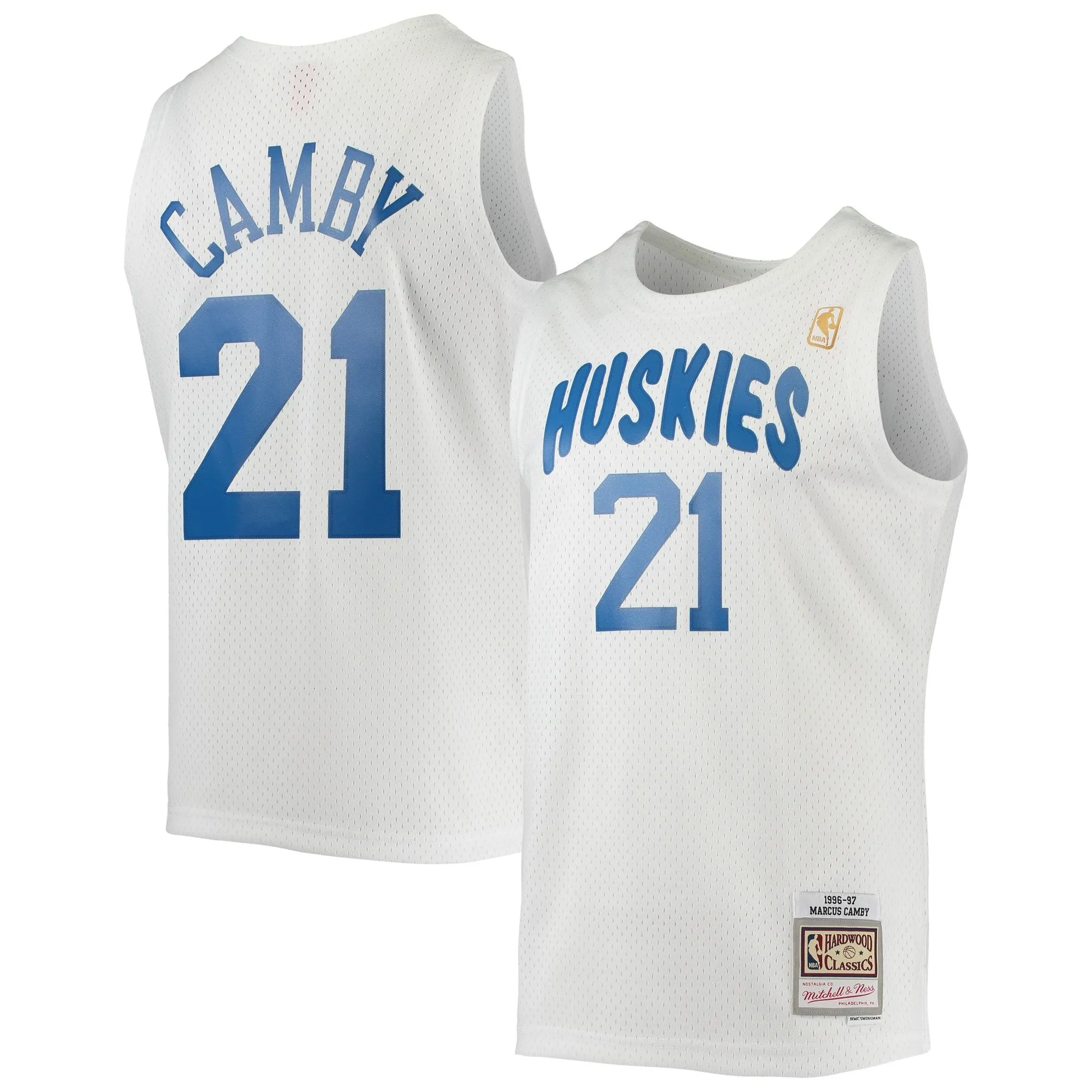 Marcus Camby Toronto Raptors Mitchell & Ness 1996/97 Hardwood Classics Swingman Jersey - White