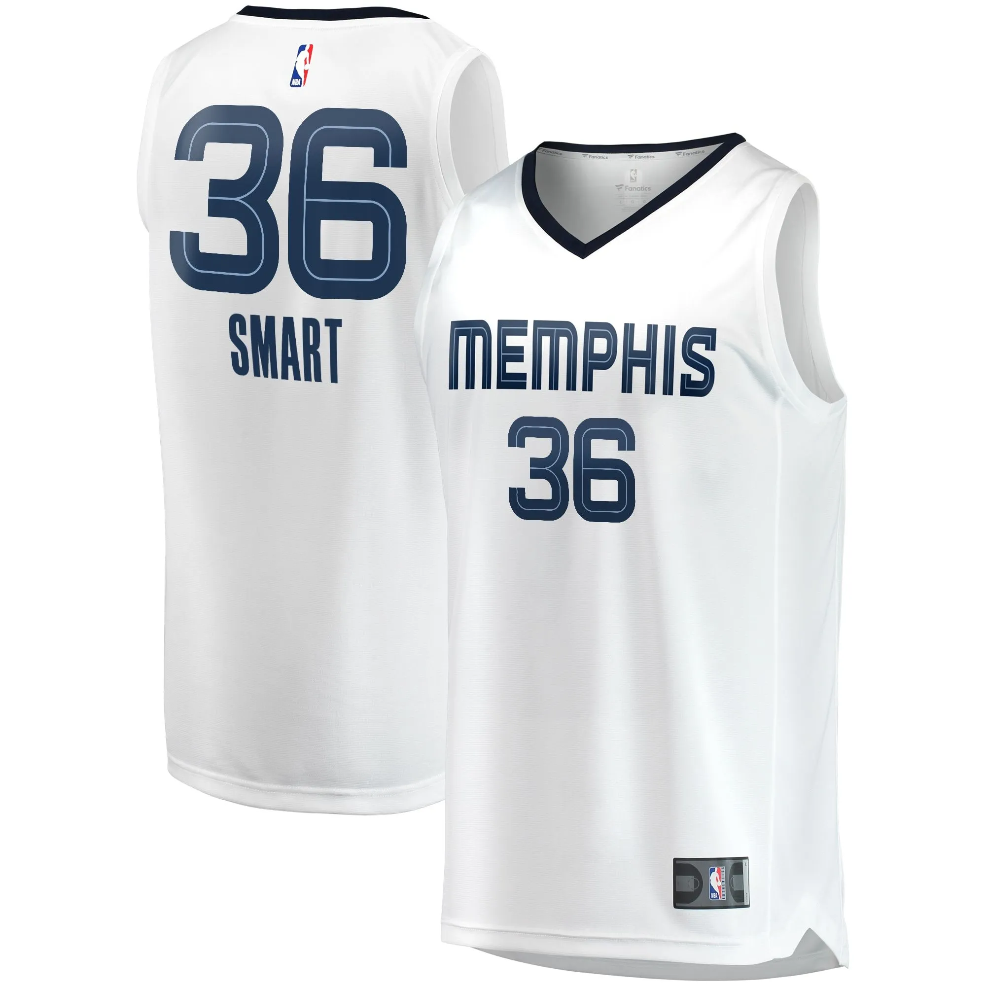 Marcus Smart Memphis Grizzlies Fanatics Branded Fast Break Player Jersey - Association Edition - White