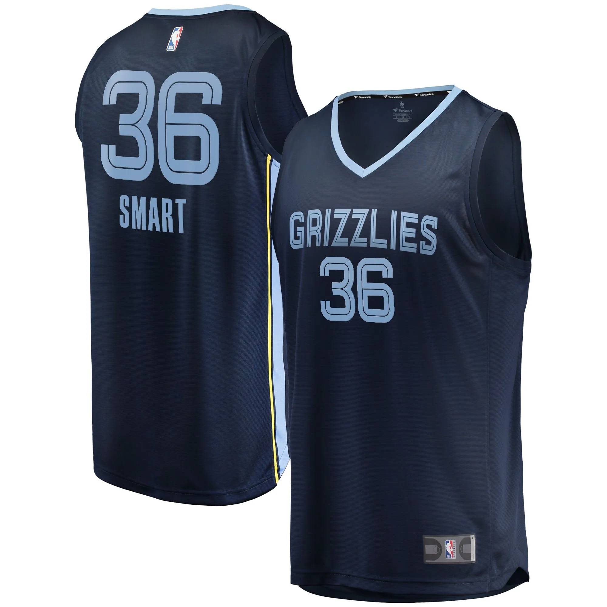 Marcus Smart Memphis Grizzlies Fanatics Branded Youth Fast Break Player Jersey - Icon Edition - Navy