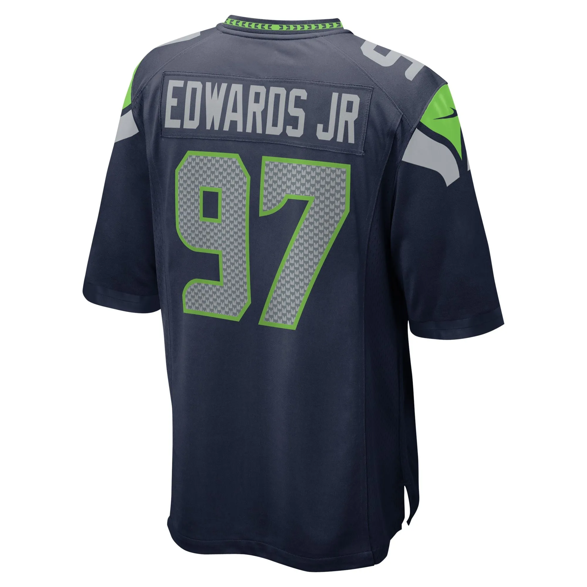 Mario Edwards Jr. Seattle Seahawks   Game Jersey - College Navy