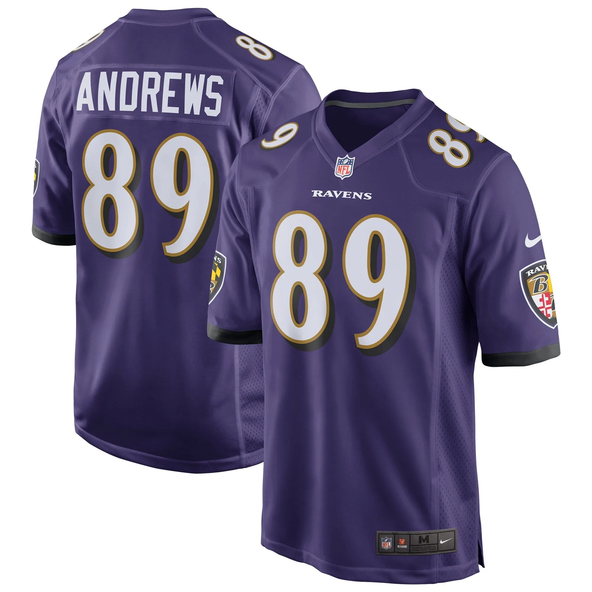 Mark Andrews Baltimore Ravens  Game Jersey - Purple