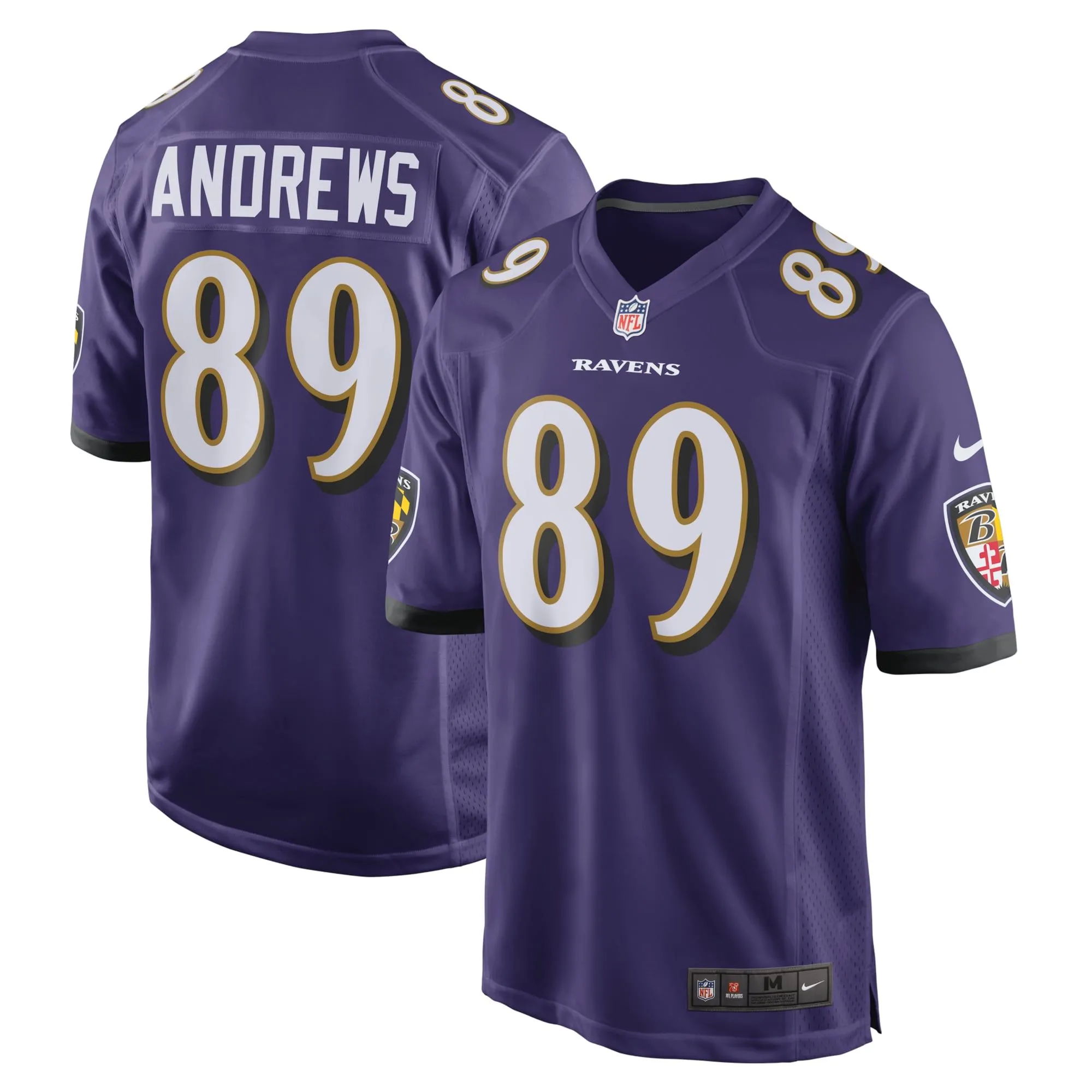 Mark Andrews Baltimore Ravens  Game Team Jersey - Purple