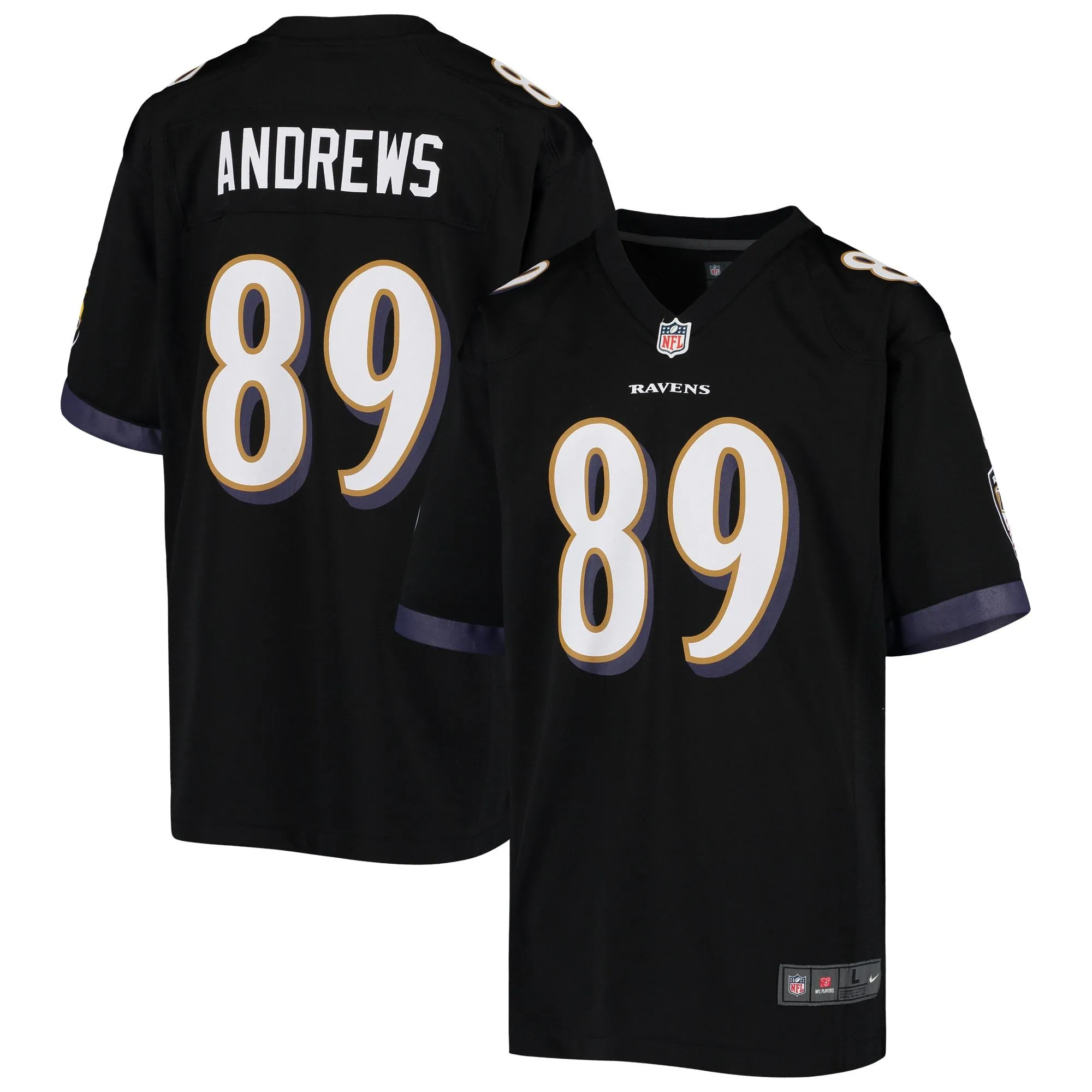 Mark Andrews Baltimore Ravens  Youth Game Jersey - Black