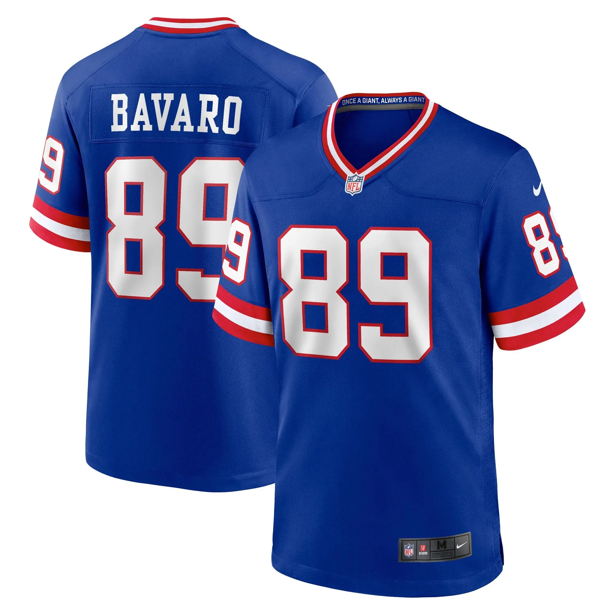 Mark Bavaro New York Giants  Classic Retired Player Game Jersey - Royal