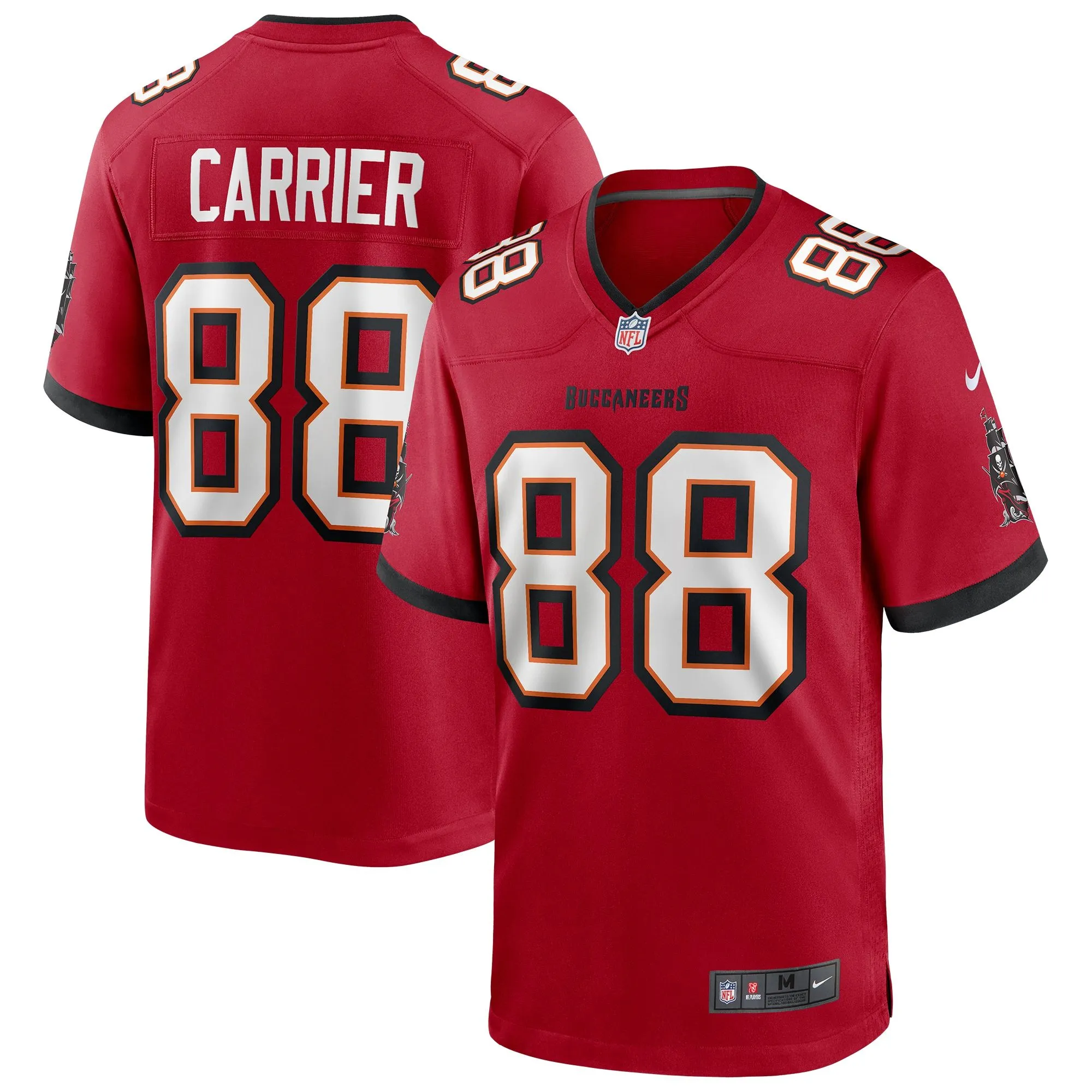 Mark Carrier Tampa Bay Buccaneers  Game Retired Player Jersey - Red