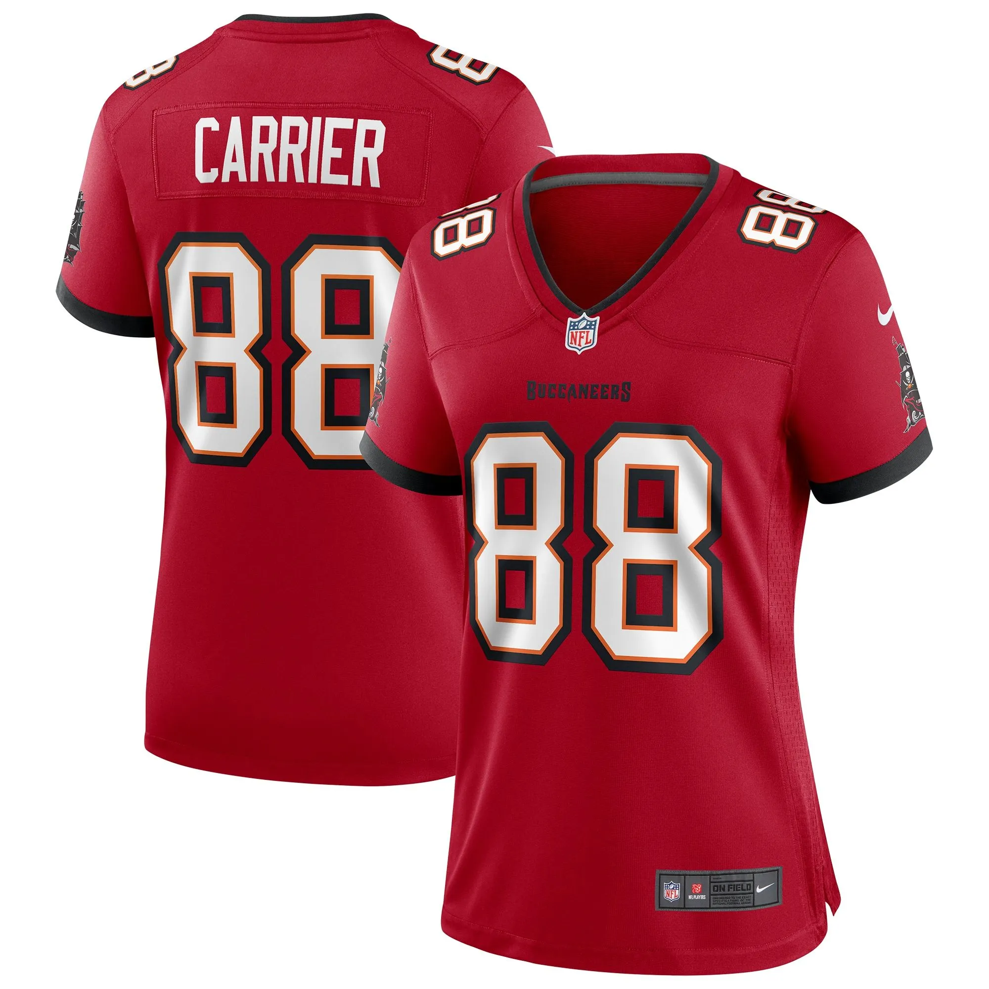 Mark Carrier Tampa Bay Buccaneers  Women's Game Retired Player Jersey - Red