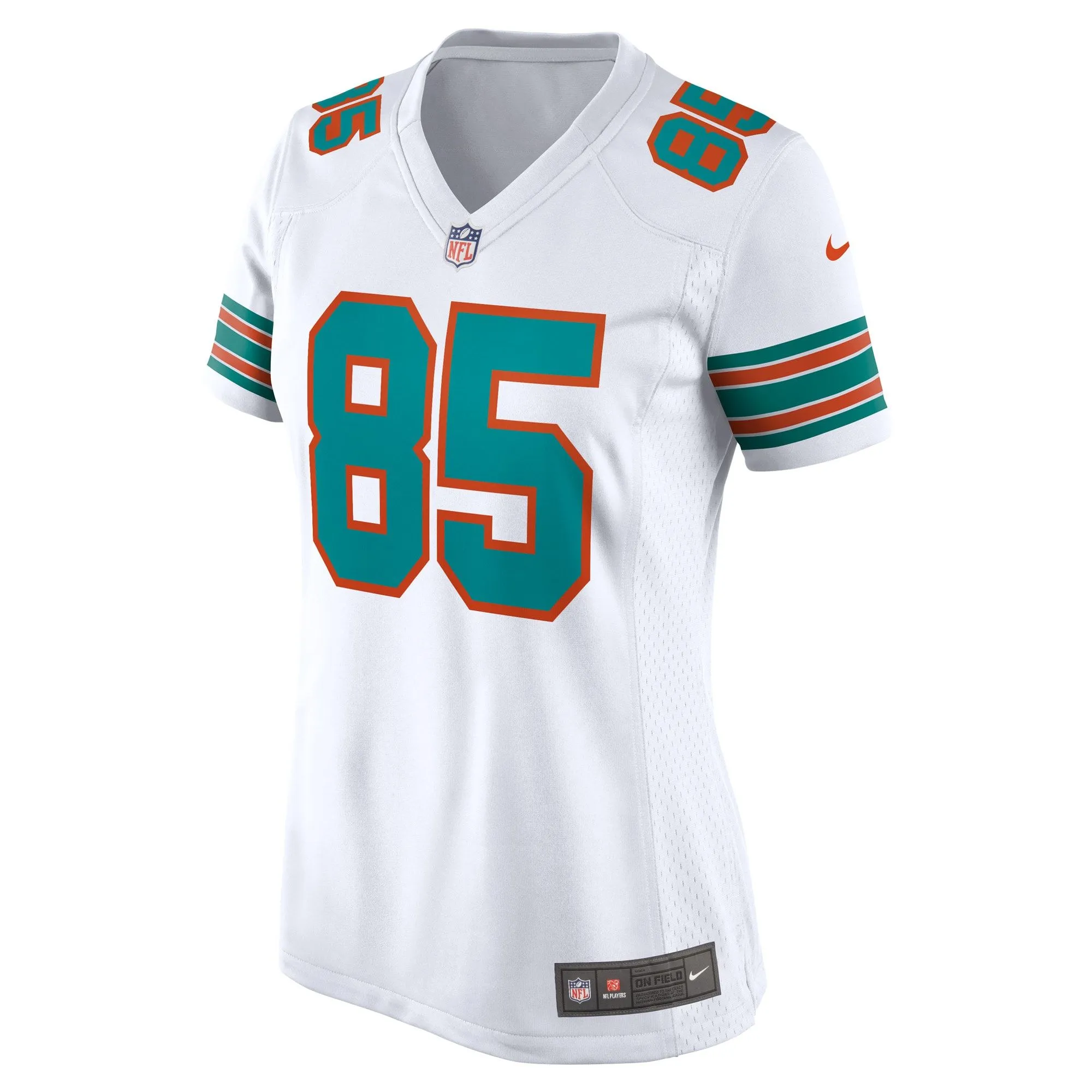 Mark Duper Miami Dolphins  Women's Retired Player Jersey - White